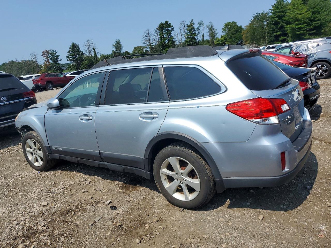 2013 Subaru Outback 2.5i Limited Silver vin: 4S4BRBKC7D3248344