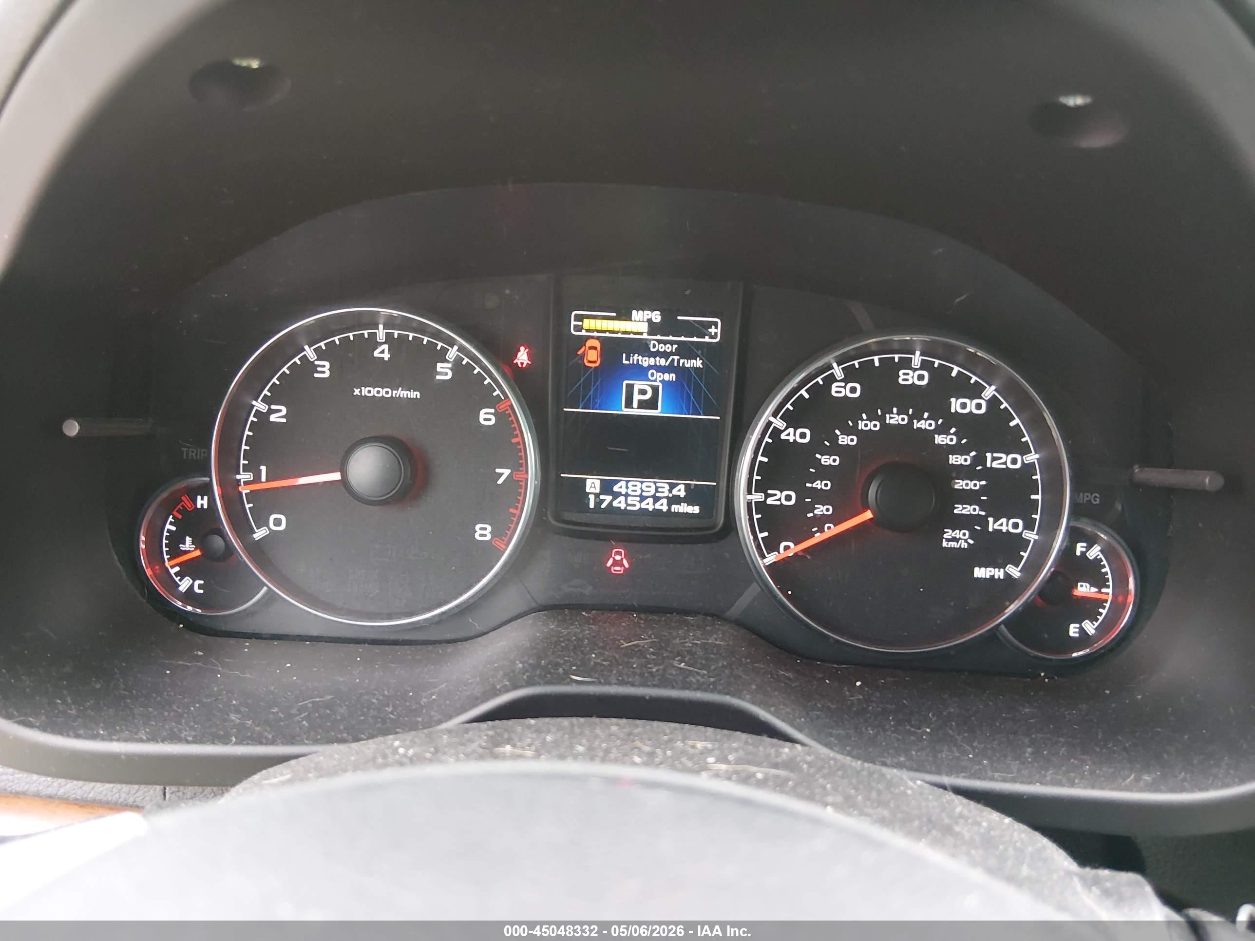 2013 Subaru Outback 2.5i Limited Blue vin: 4S4BRBKC7D3264530