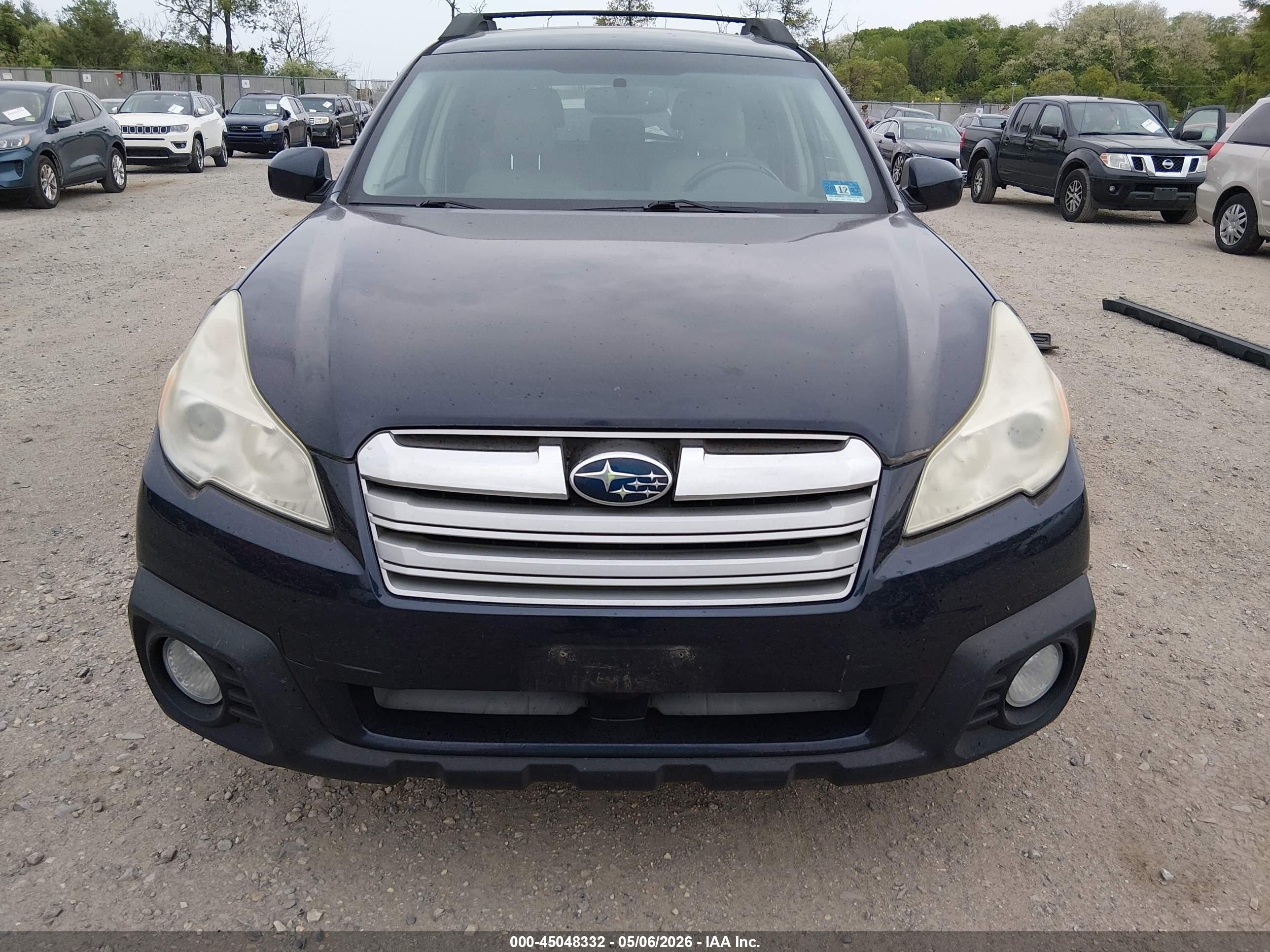 2013 Subaru Outback 2.5i Limited Blue vin: 4S4BRBKC7D3264530