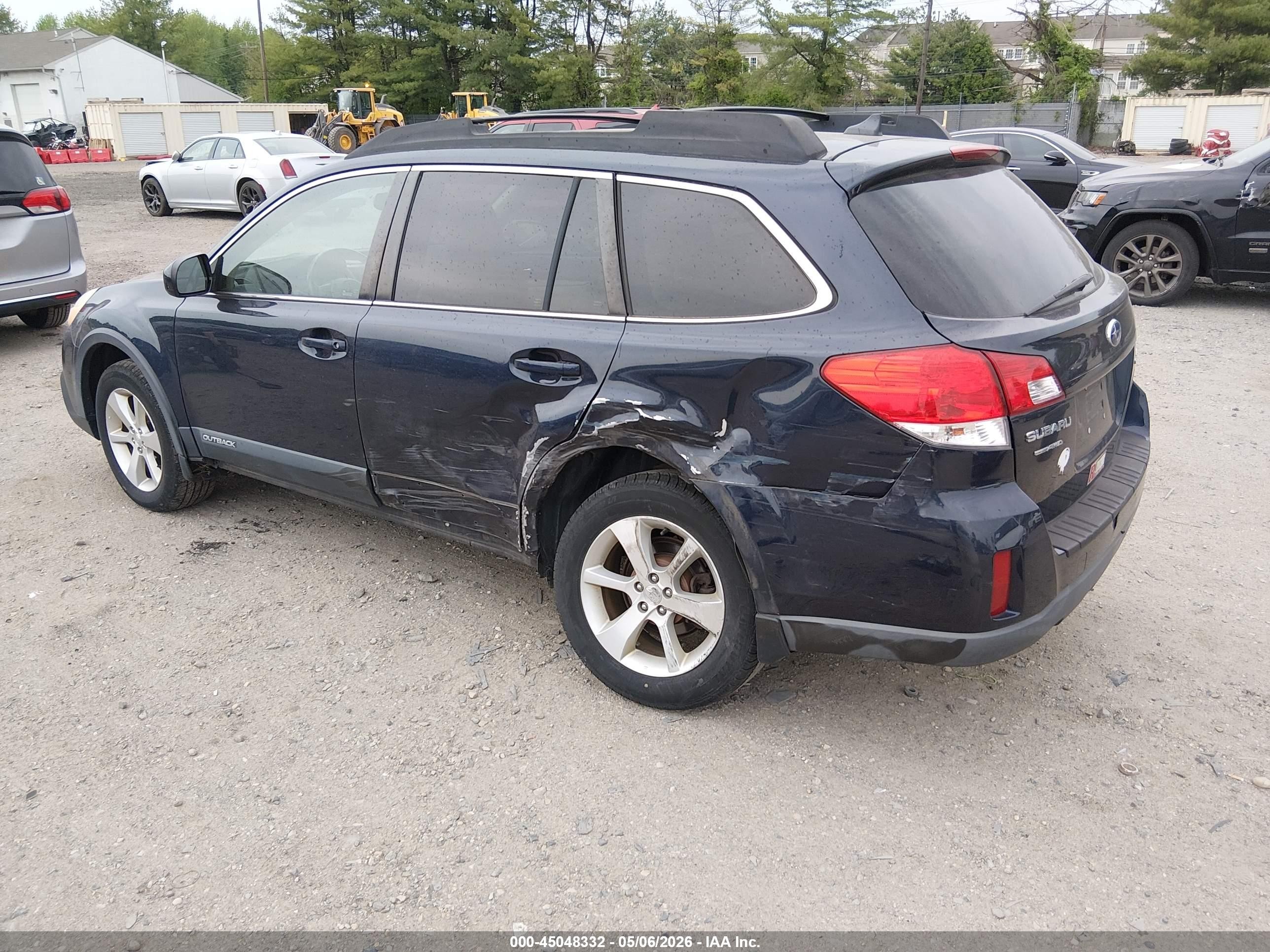 2013 Subaru Outback 2.5i Limited Blue vin: 4S4BRBKC7D3264530