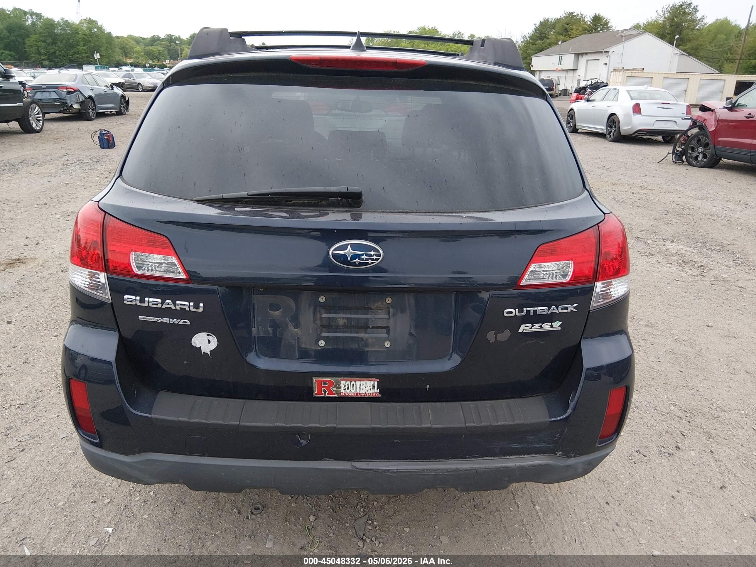 2013 Subaru Outback 2.5i Limited Blue vin: 4S4BRBKC7D3264530