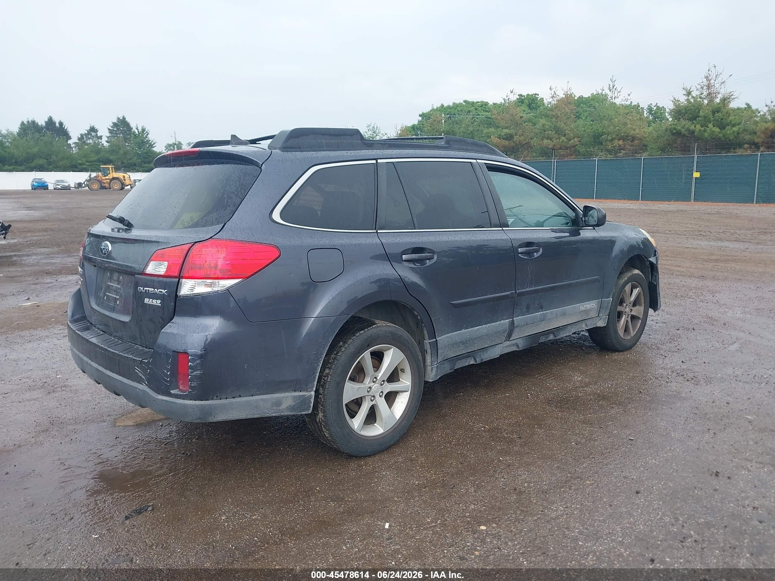 2013 Subaru Outback 2.5i Limited Gray vin: 4S4BRBKC7D3284597