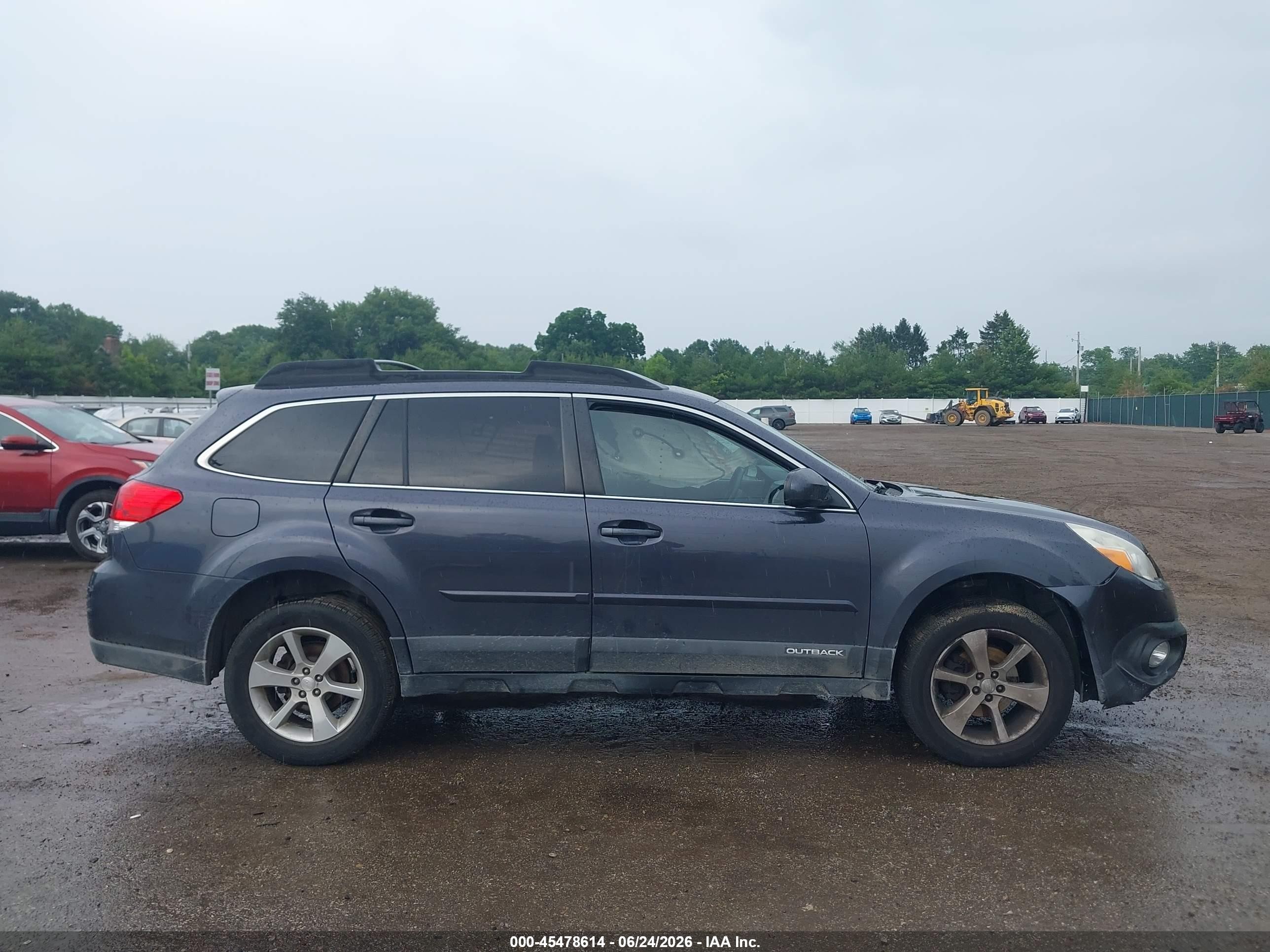 2013 Subaru Outback 2.5i Limited Gray vin: 4S4BRBKC7D3284597