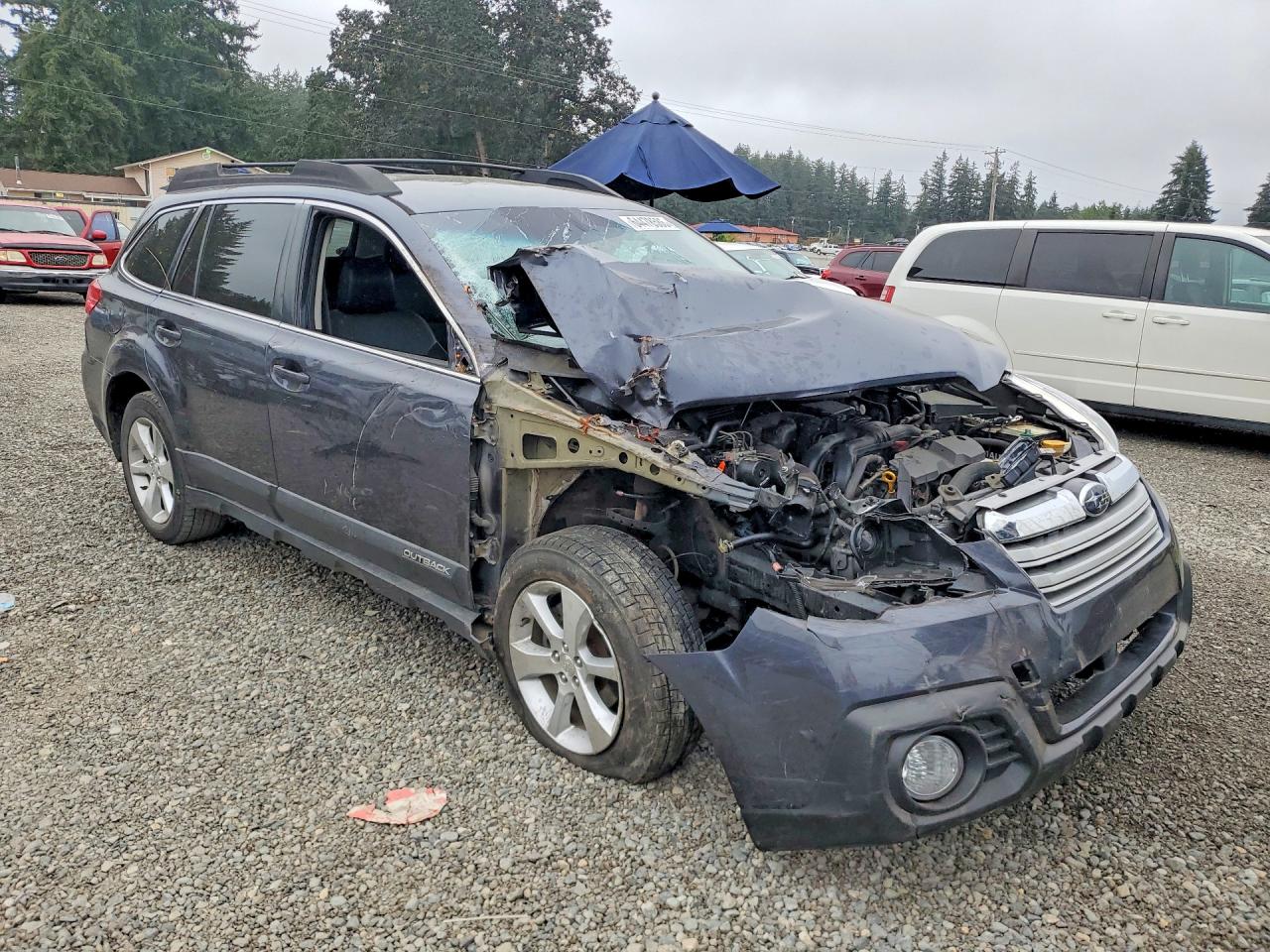 2013 Subaru Outback 2.5i Limited Charcoal vin: 4S4BRBKC7D3315492
