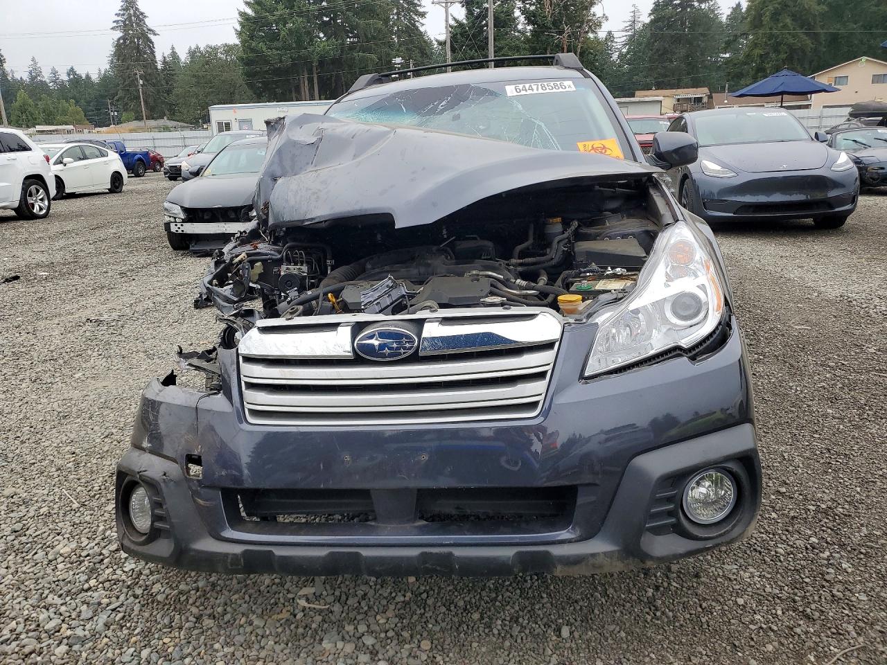 2013 Subaru Outback 2.5i Limited Charcoal vin: 4S4BRBKC7D3315492
