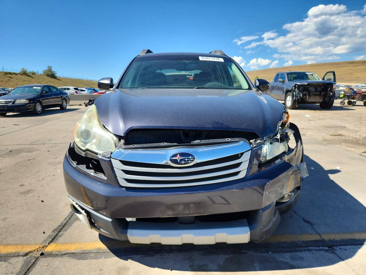 2010 Subaru Outback Gray vin: 4S4BRBKC8A3384493