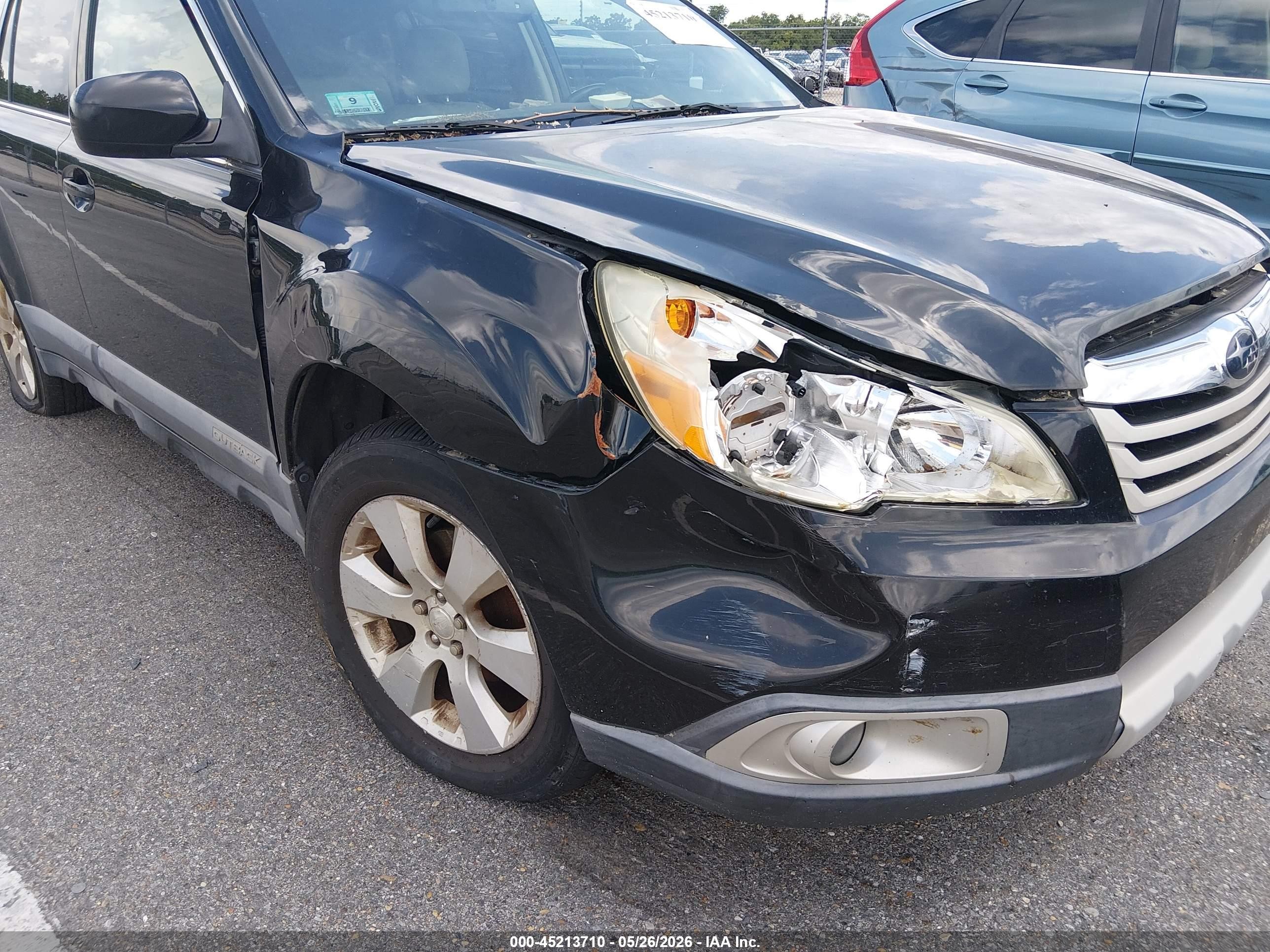 2011 Subaru Outback 2.5i Limited Black vin: 4S4BRBKC8B3313831