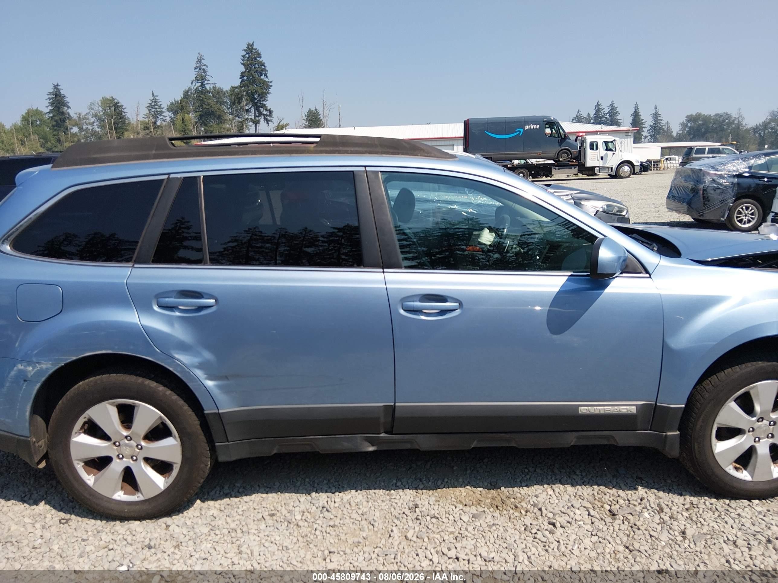 2011 Subaru Outback 2.5i Limited Blue vin: 4S4BRBKC8B3386214