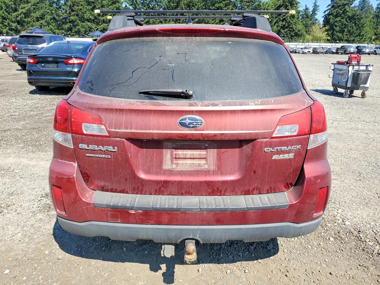 2011 Subaru Outback 2.5i Limited Красный vin: 4S4BRBKC8B3390747