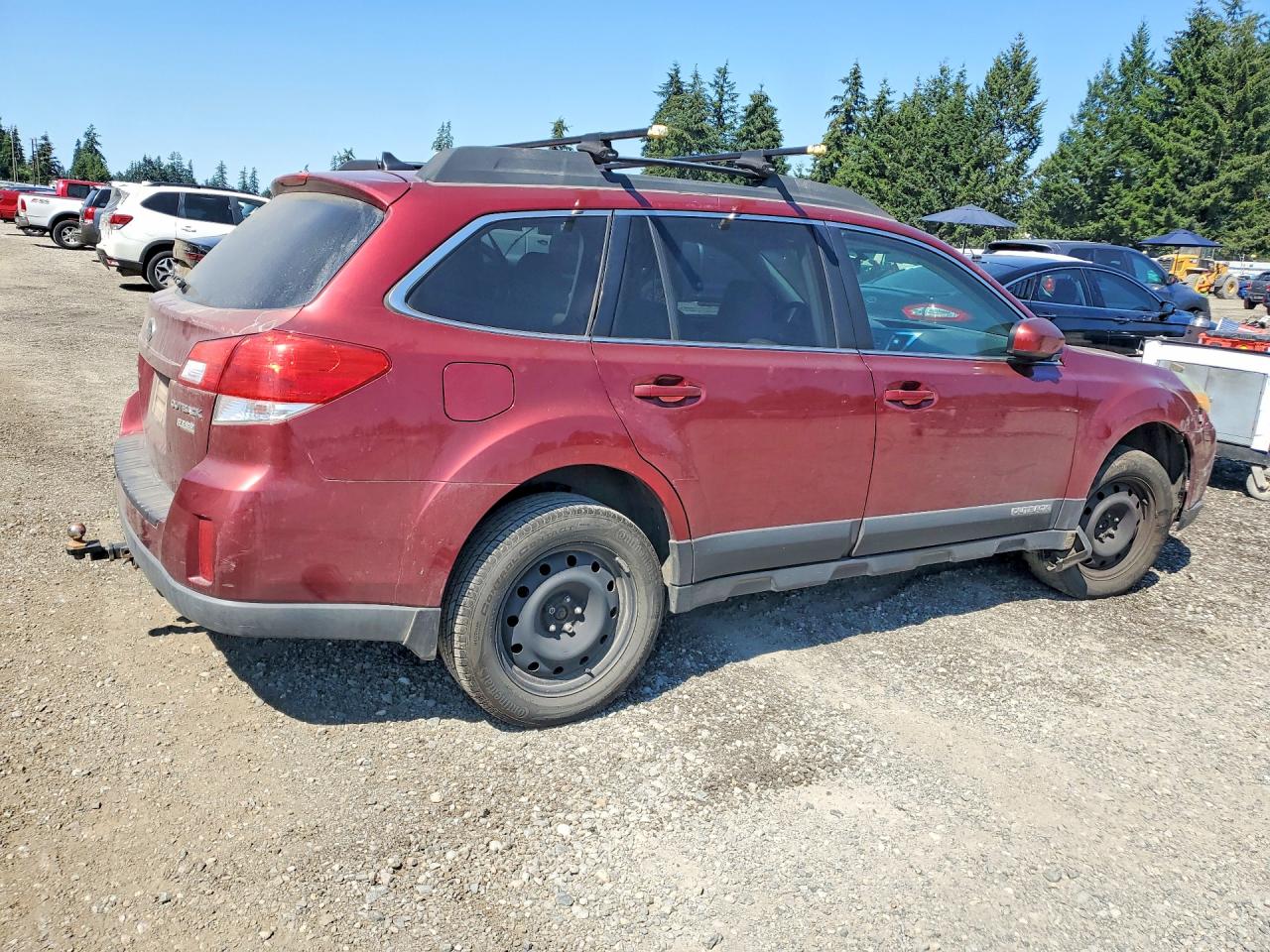 2011 Subaru Outback 2.5i Limited Красный vin: 4S4BRBKC8B3390747