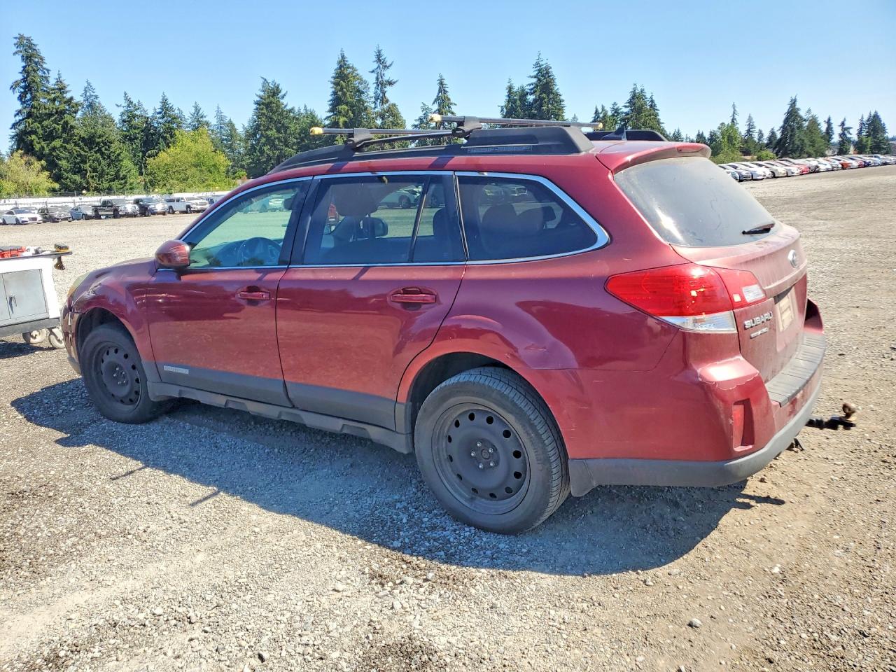 2011 Subaru Outback 2.5i Limited Красный vin: 4S4BRBKC8B3390747