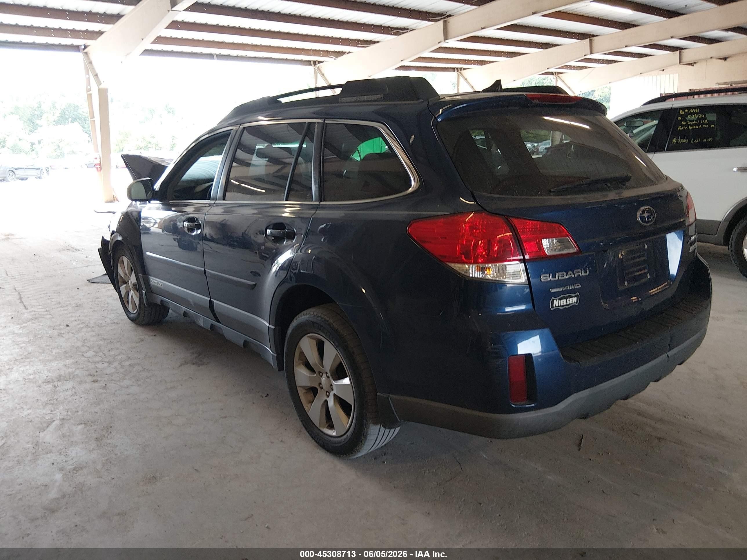 2011 Subaru Outback 2.5i Limited Blue vin: 4S4BRBKC8B3408793