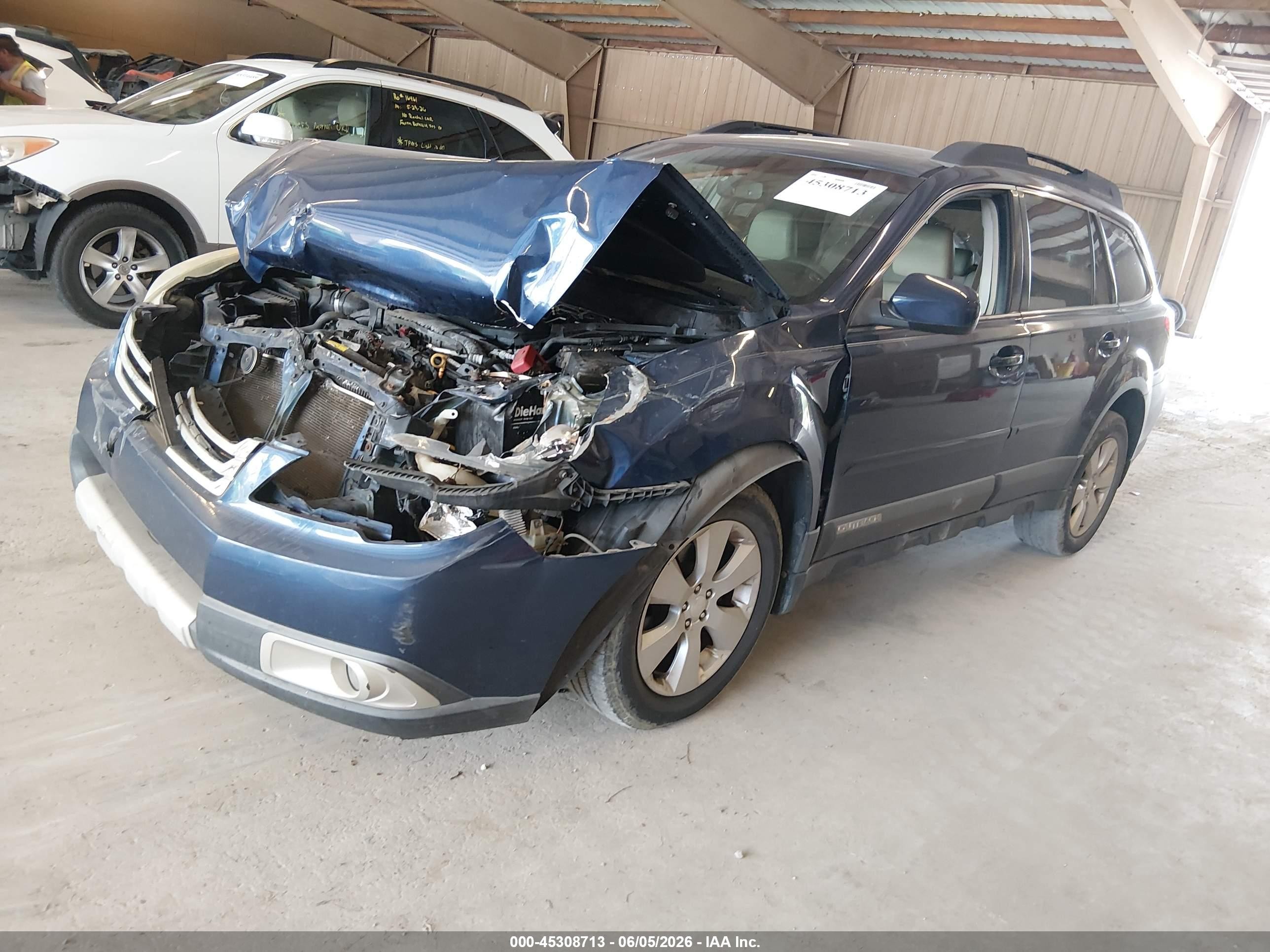 2011 Subaru Outback 2.5i Limited Blue vin: 4S4BRBKC8B3408793