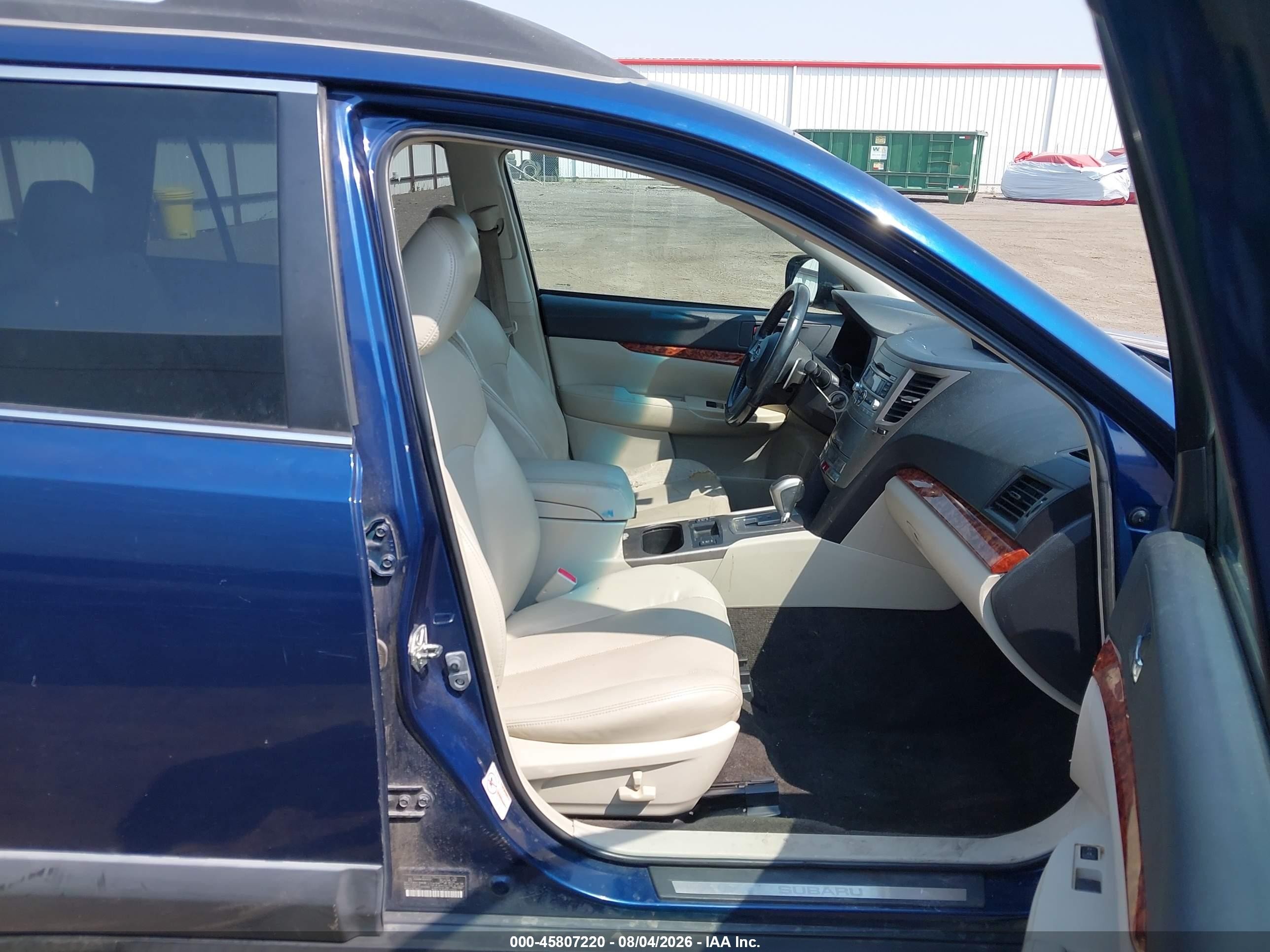 2011 Subaru Outback 2.5i Limited Blue vin: 4S4BRBKC8B3416327