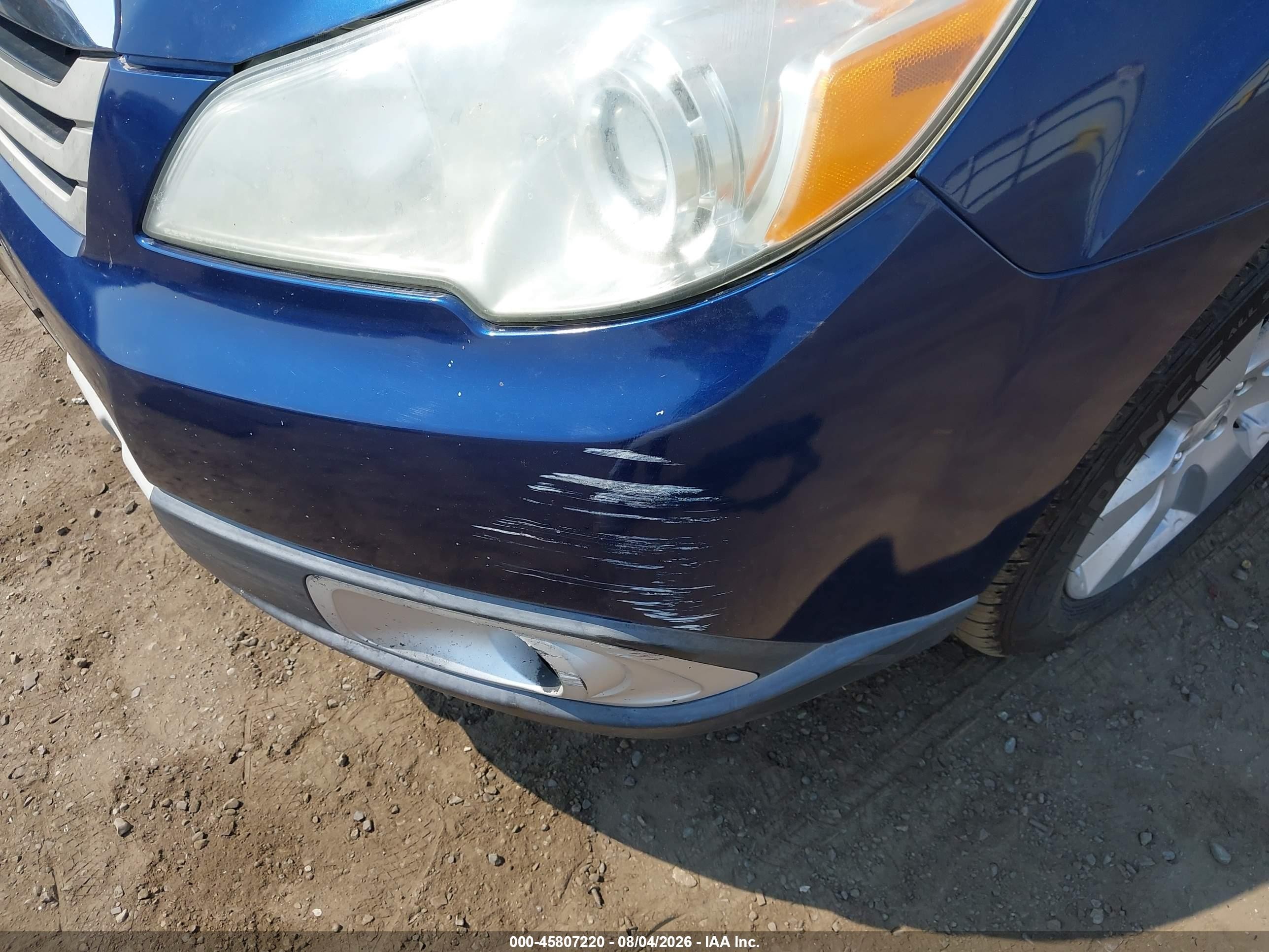 2011 Subaru Outback 2.5i Limited Blue vin: 4S4BRBKC8B3416327