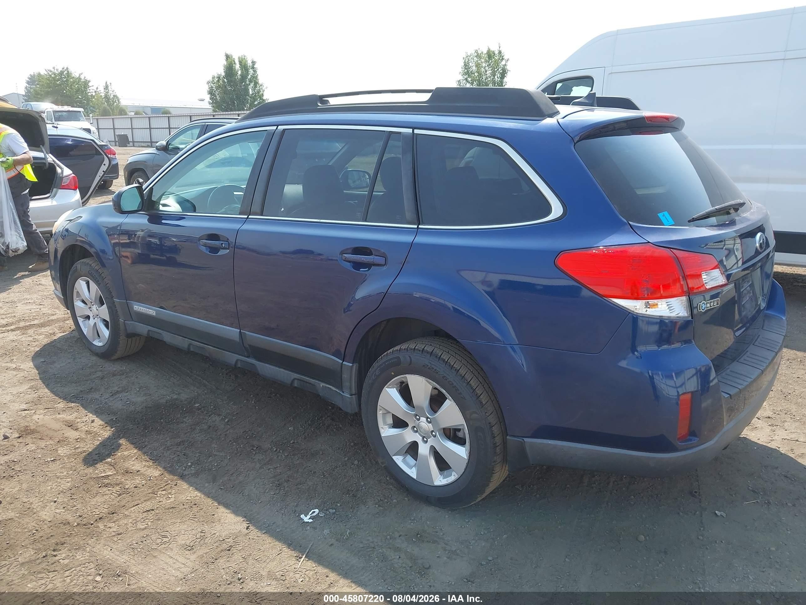2011 Subaru Outback 2.5i Limited Blue vin: 4S4BRBKC8B3416327
