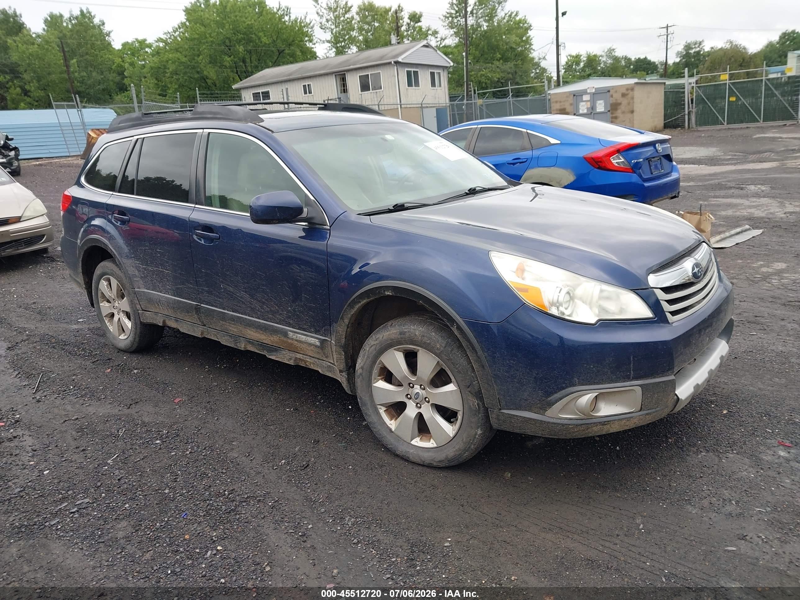 2011 Subaru Outback 2.5i Limited Синий vin: 4S4BRBKC8B3436576