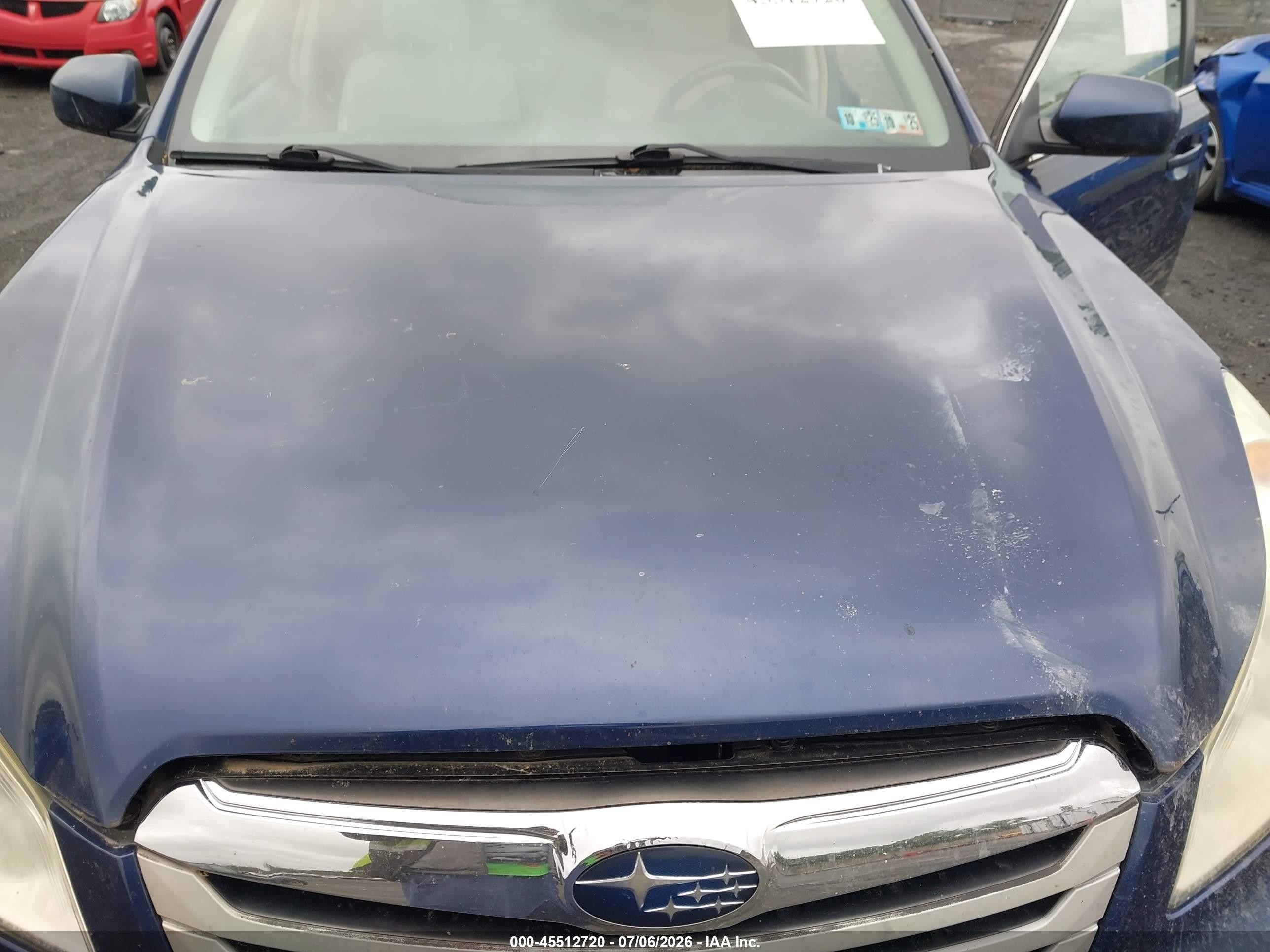 2011 Subaru Outback 2.5i Limited Blue vin: 4S4BRBKC8B3436576
