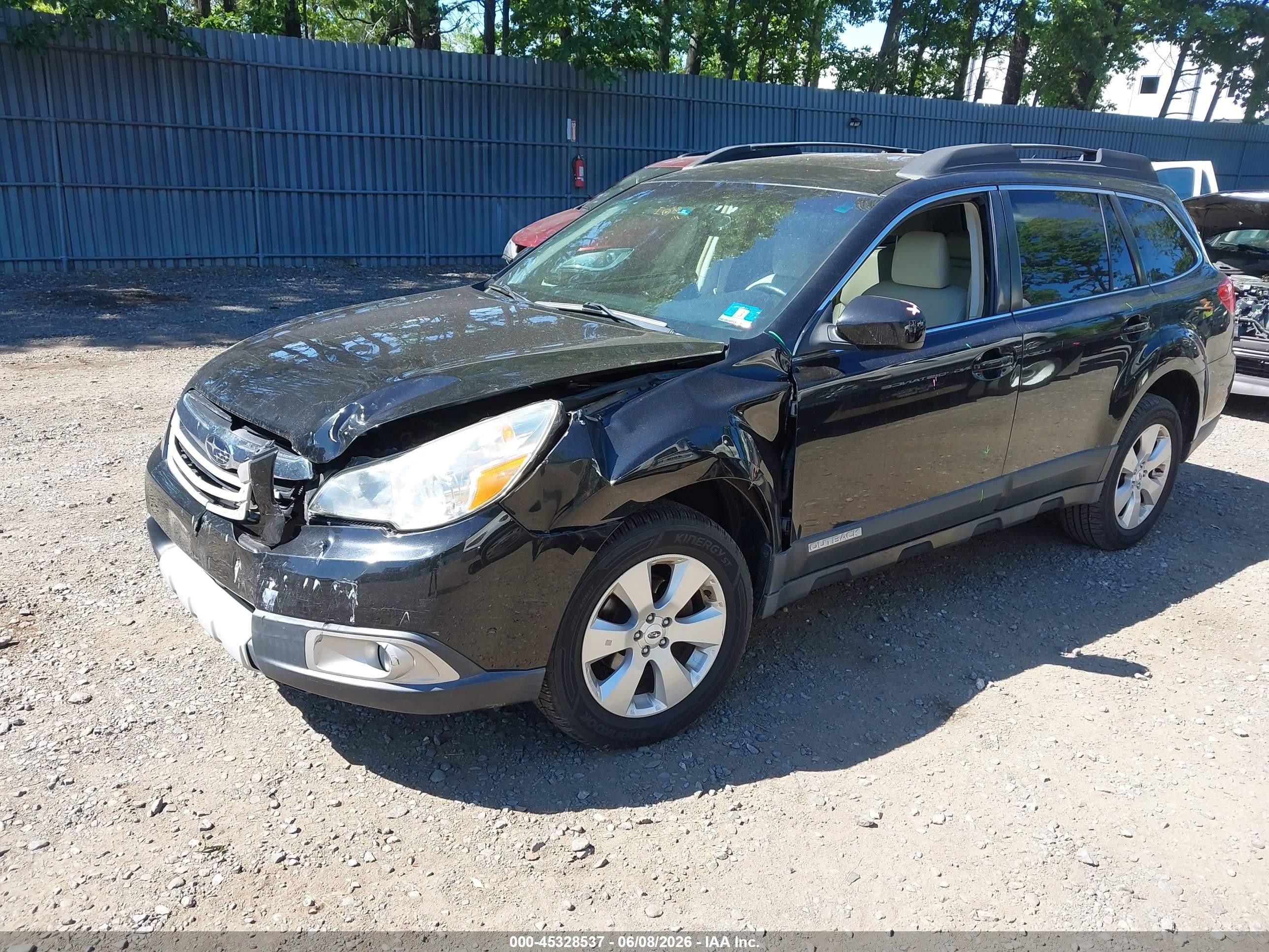2012 Subaru Outback 2.5i Limited Black vin: 4S4BRBKC8C3262929