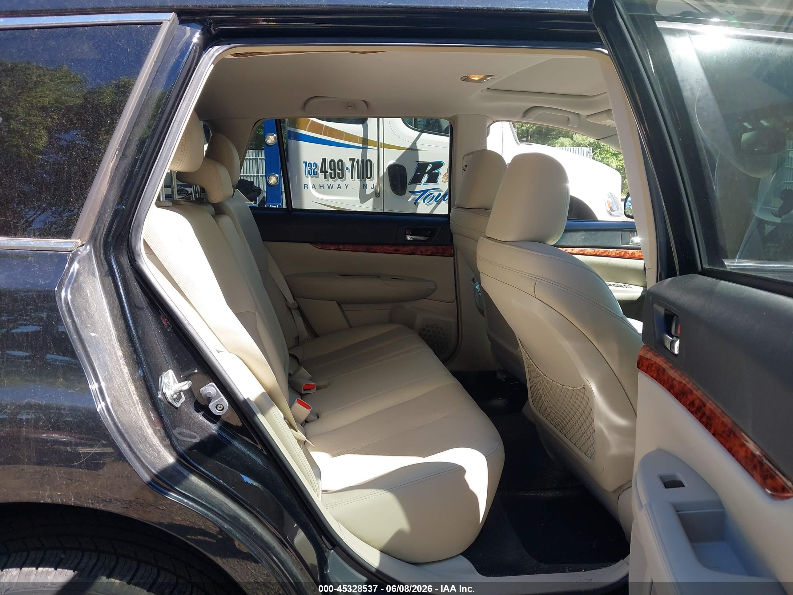 2012 Subaru Outback 2.5i Limited Black vin: 4S4BRBKC8C3262929
