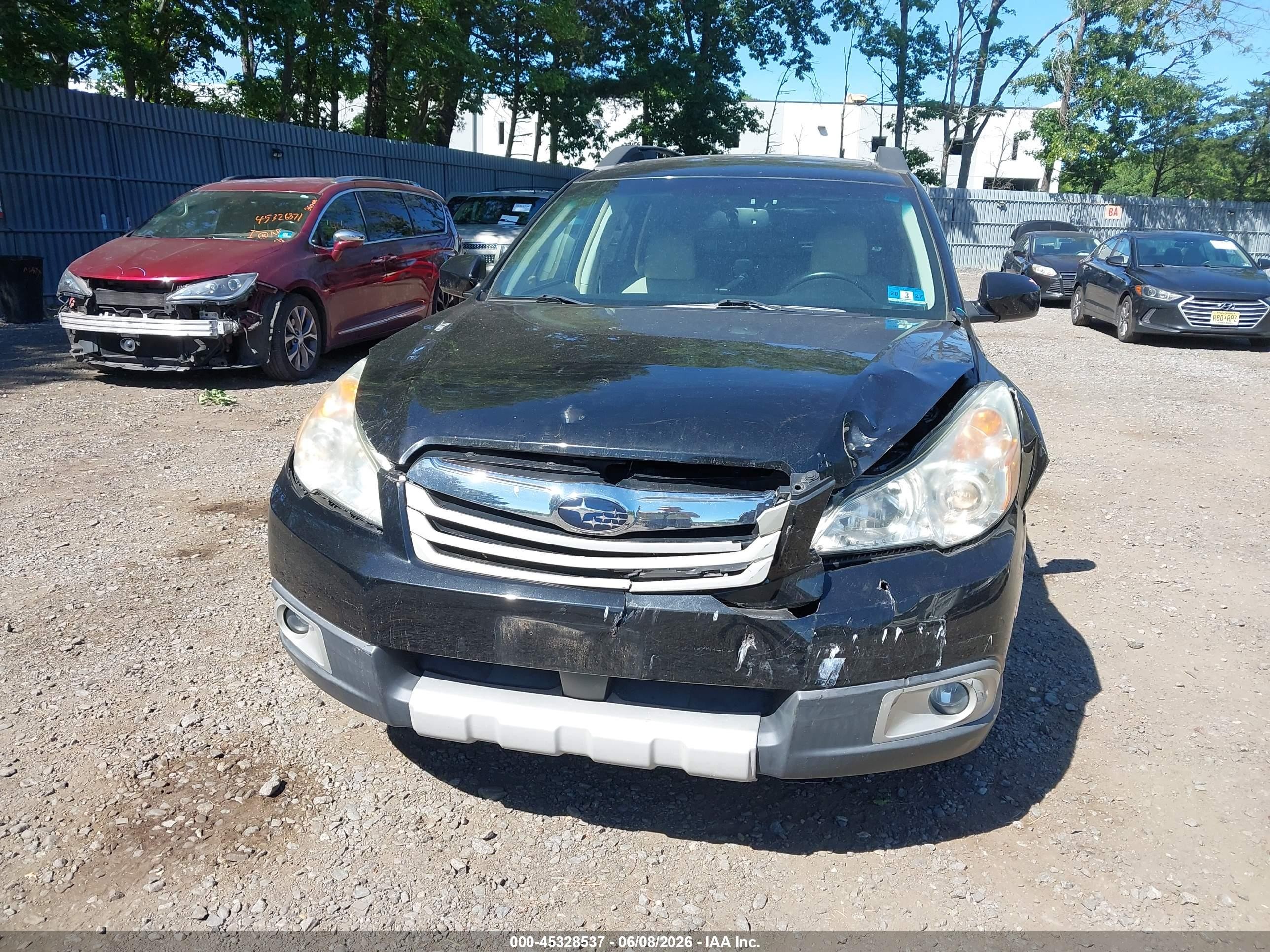 2012 Subaru Outback 2.5i Limited Black vin: 4S4BRBKC8C3262929