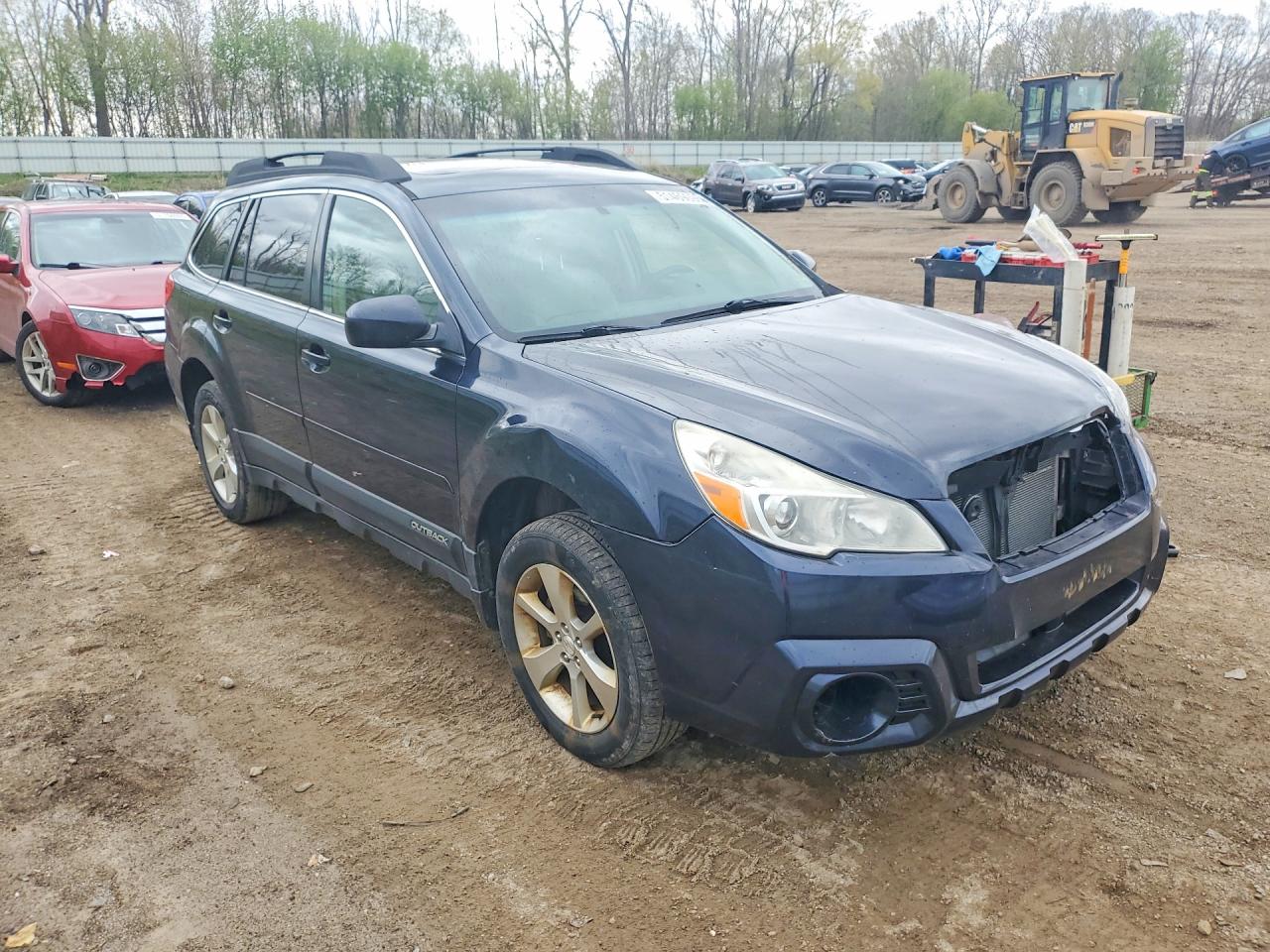 2013 Subaru Outback 2.5i Limited Blue vin: 4S4BRBKC8D3216163