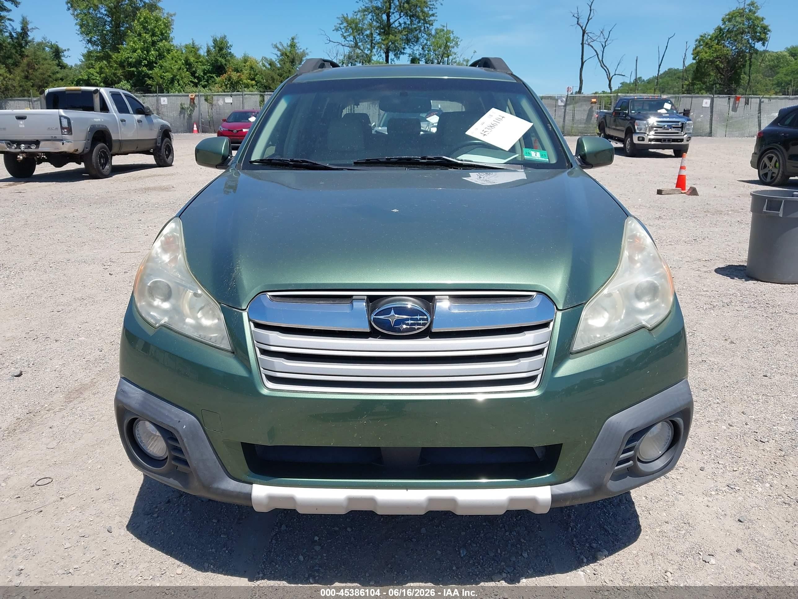 2013 Subaru Outback 2.5i Limited Green vin: 4S4BRBKC8D3228734