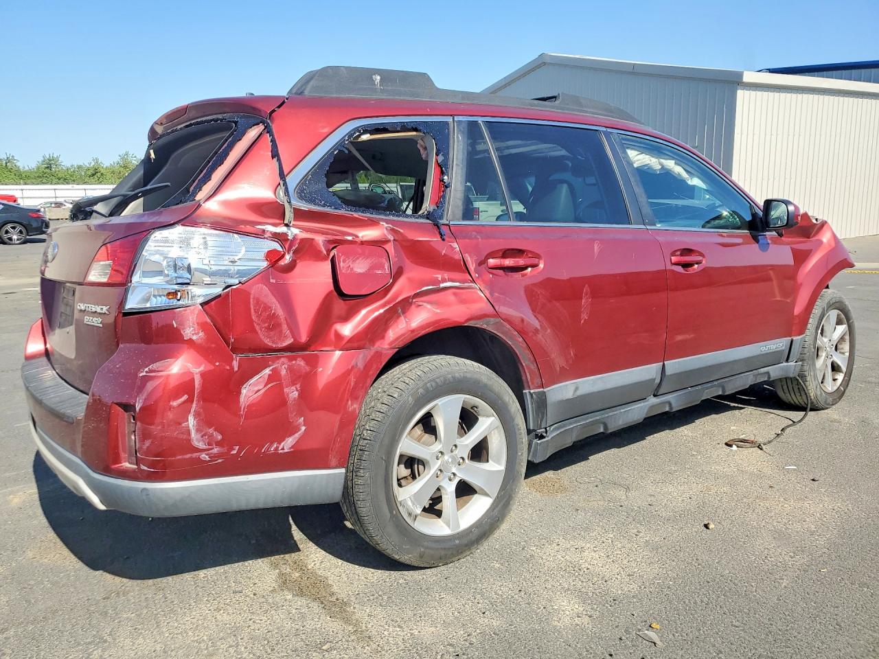 2013 Subaru Outback 2.5i Limited Maroon vin: 4S4BRBKC8D3233223