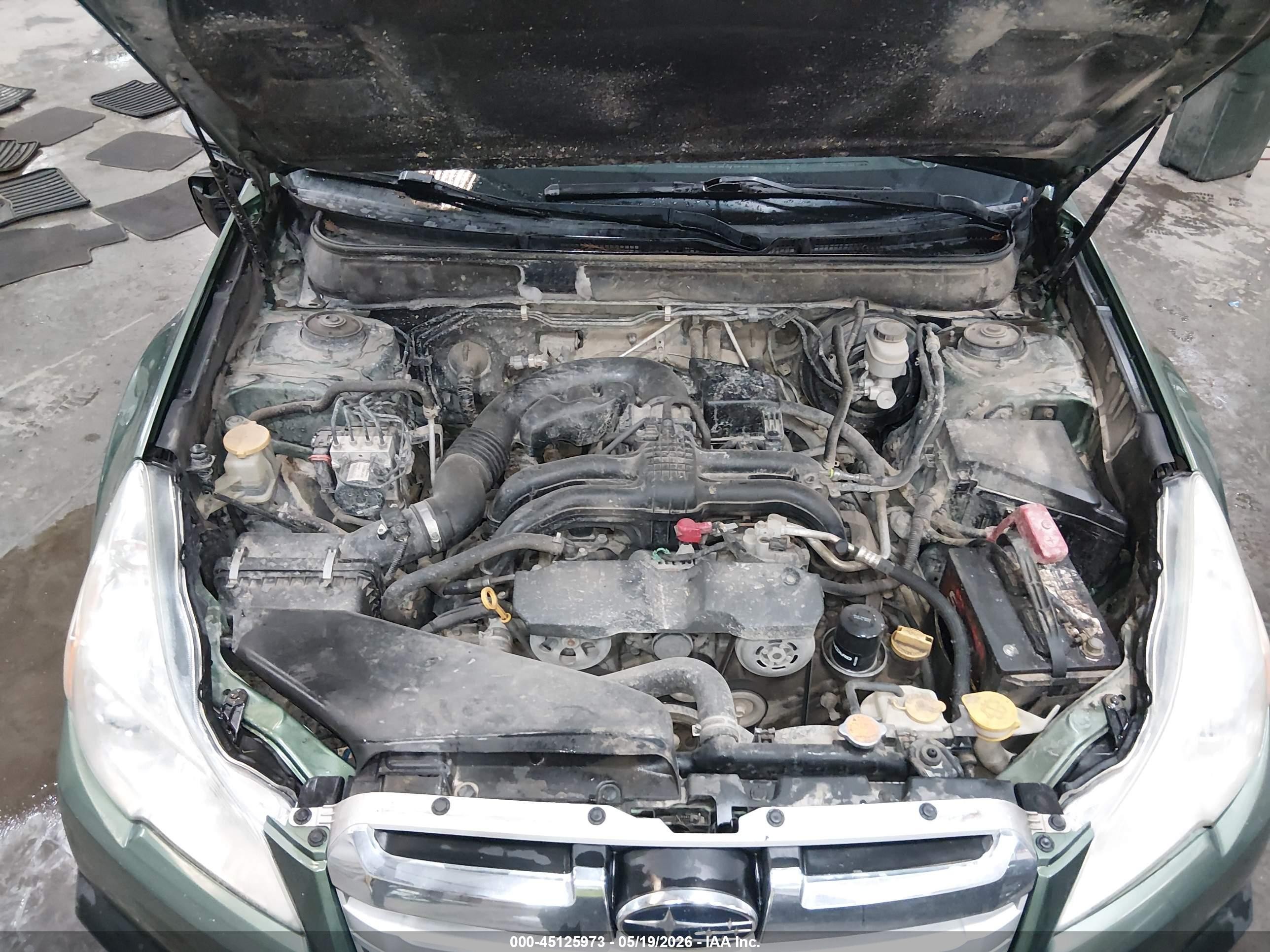 2013 Subaru Outback 2.5i Limited Green vin: 4S4BRBKC8D3324895