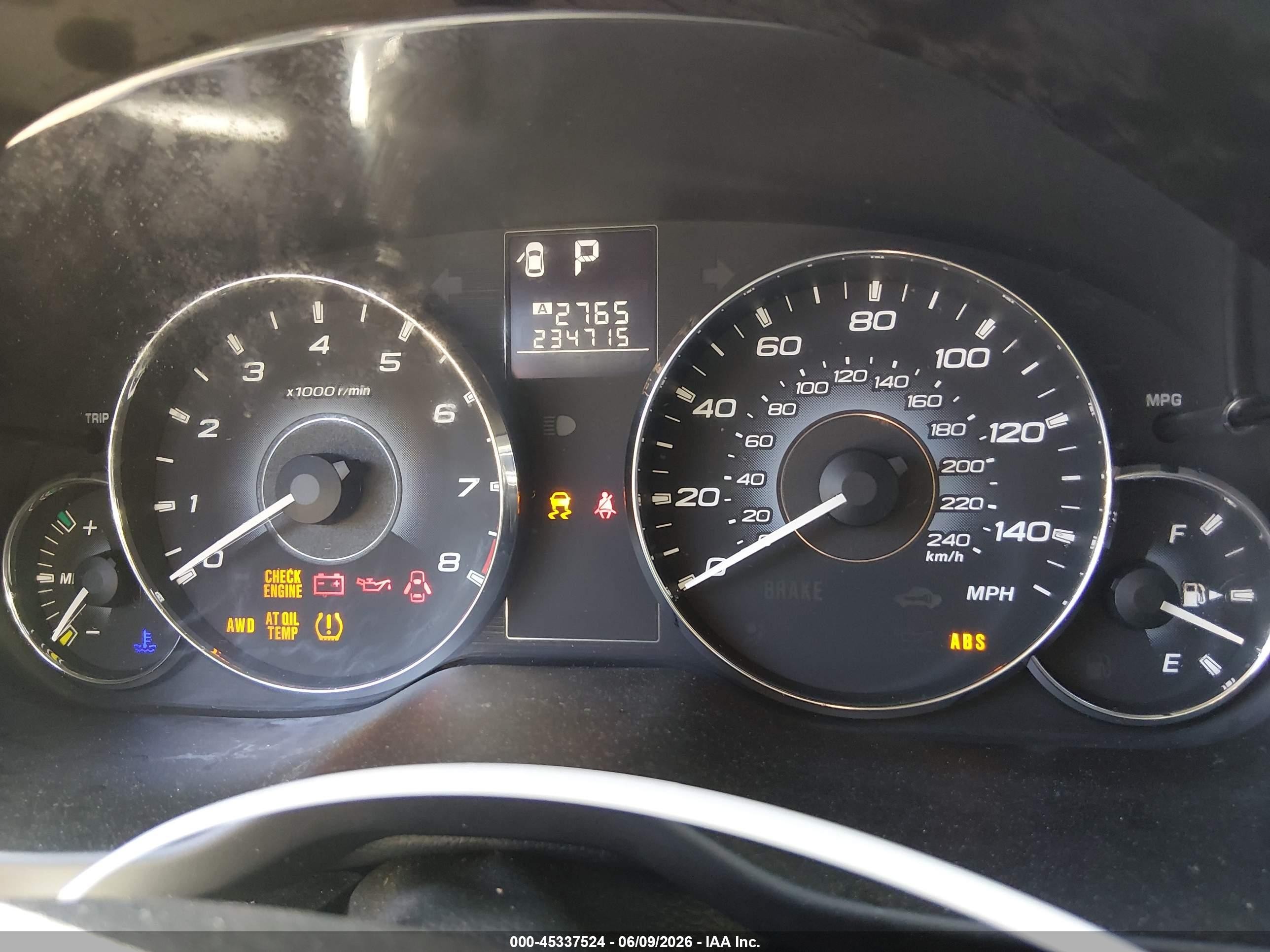 2010 Subaru Outback 2.5i Limited Blue vin: 4S4BRBKC9A3366925