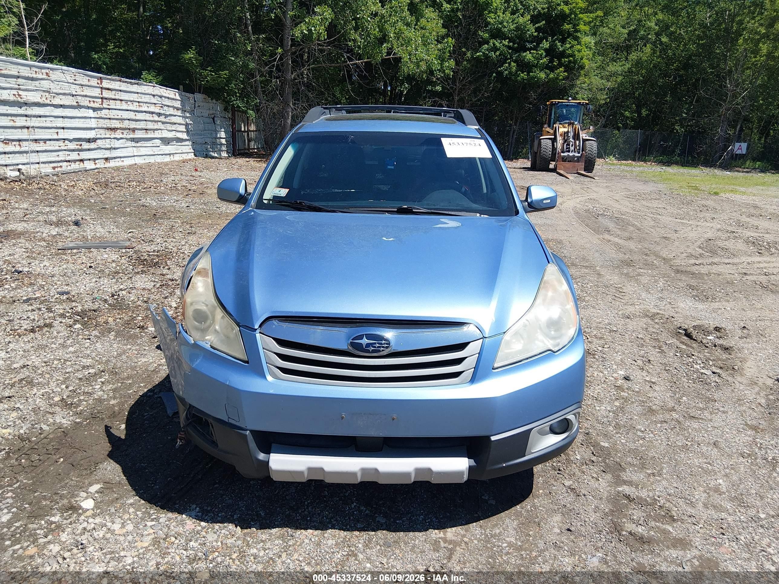 2010 Subaru Outback 2.5i Limited Blue vin: 4S4BRBKC9A3366925