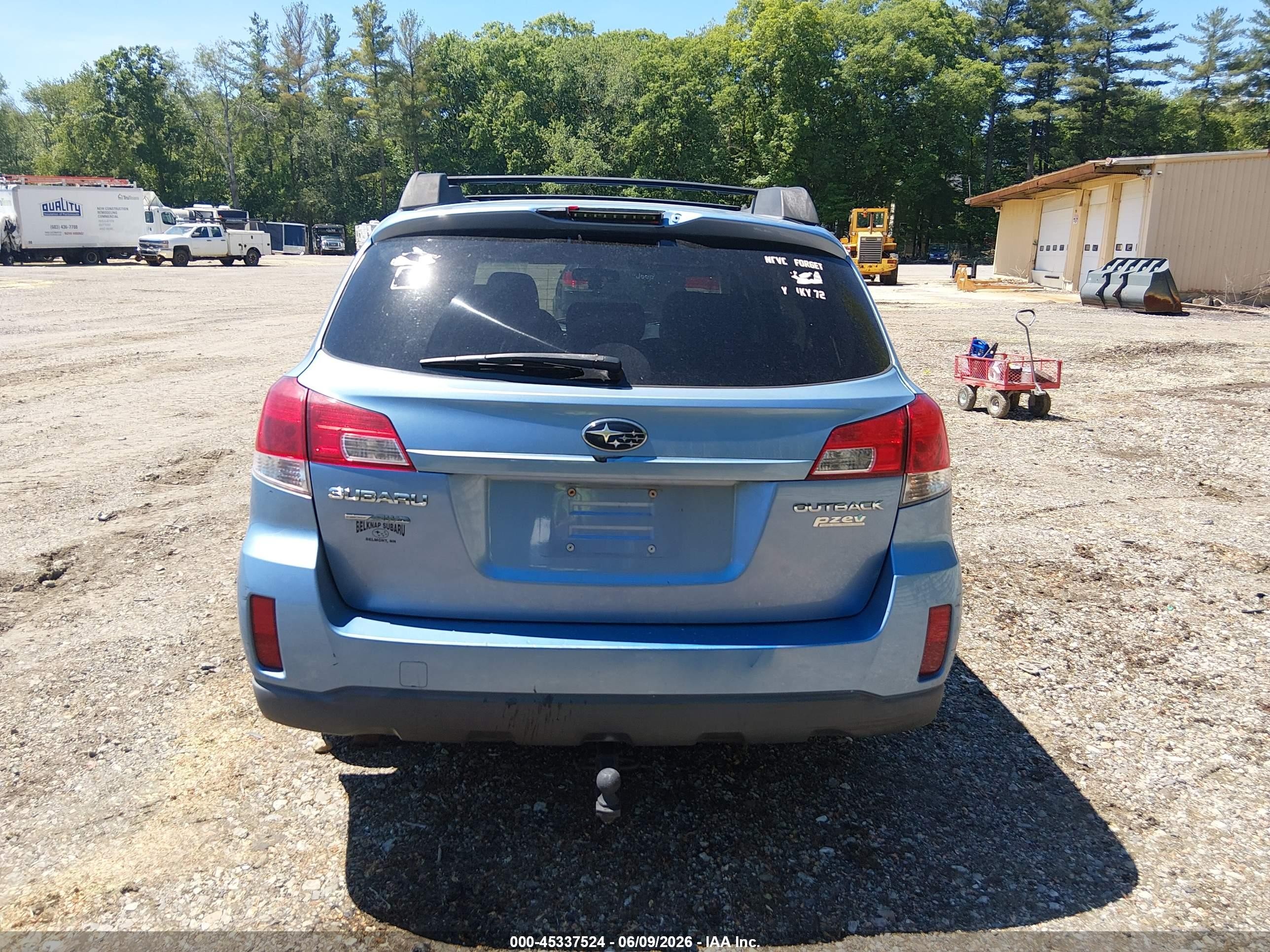 2010 Subaru Outback 2.5i Limited Blue vin: 4S4BRBKC9A3366925