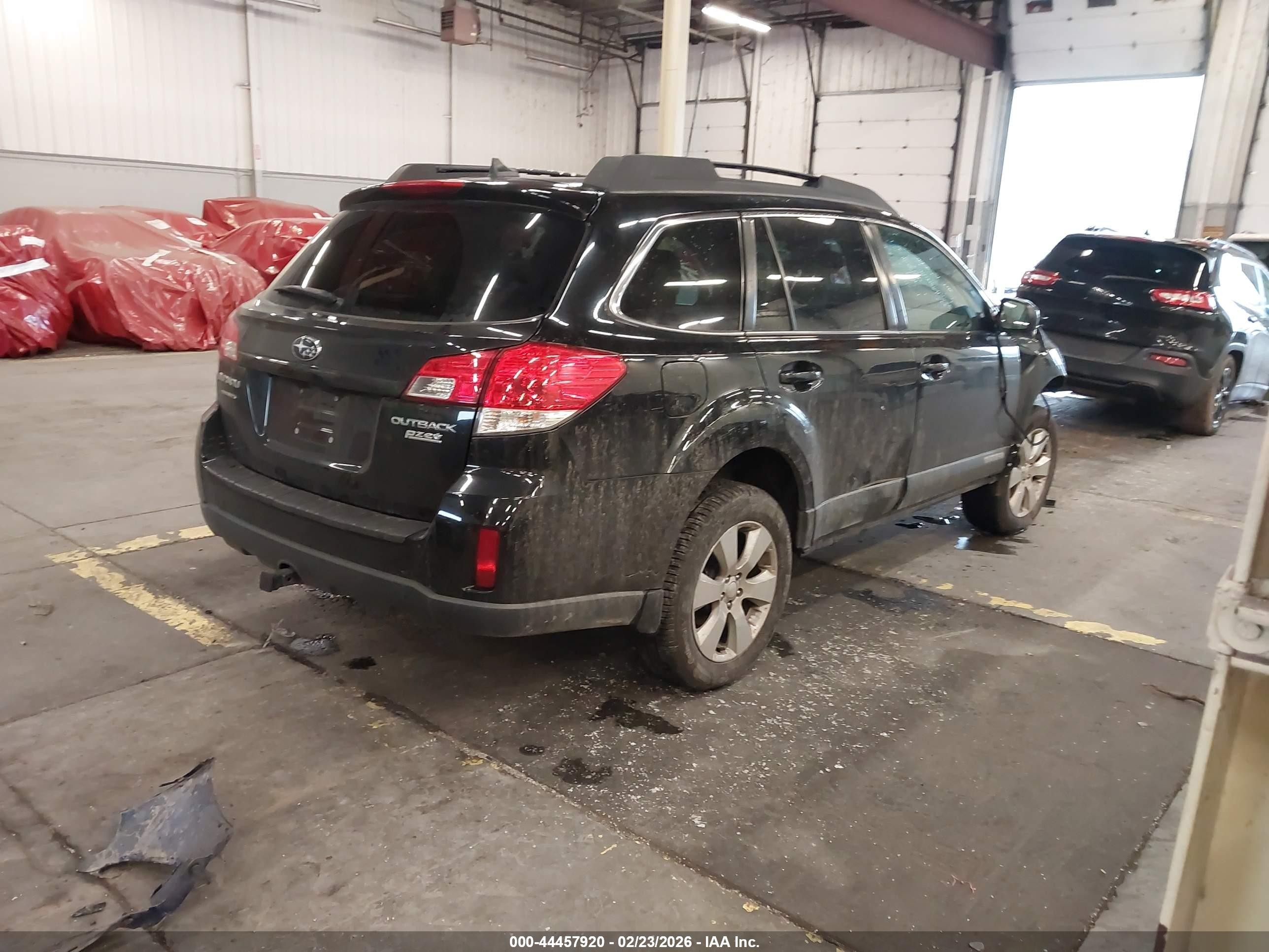 2011 Subaru Outback 2.5i Limited Black vin: 4S4BRBKC9B3316320