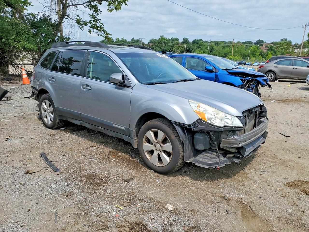 2011 Subaru Outback 2.5i Limited Silver vin: 4S4BRBKC9B3378722