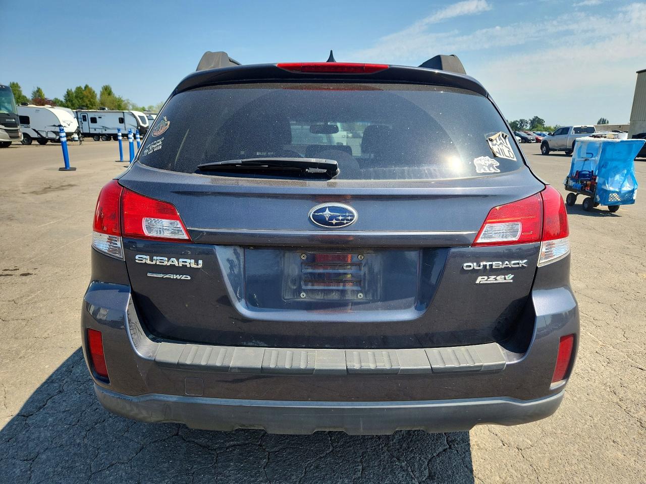 2011 Subaru Outback 2.5i Limited Blue vin: 4S4BRBKC9B3380664