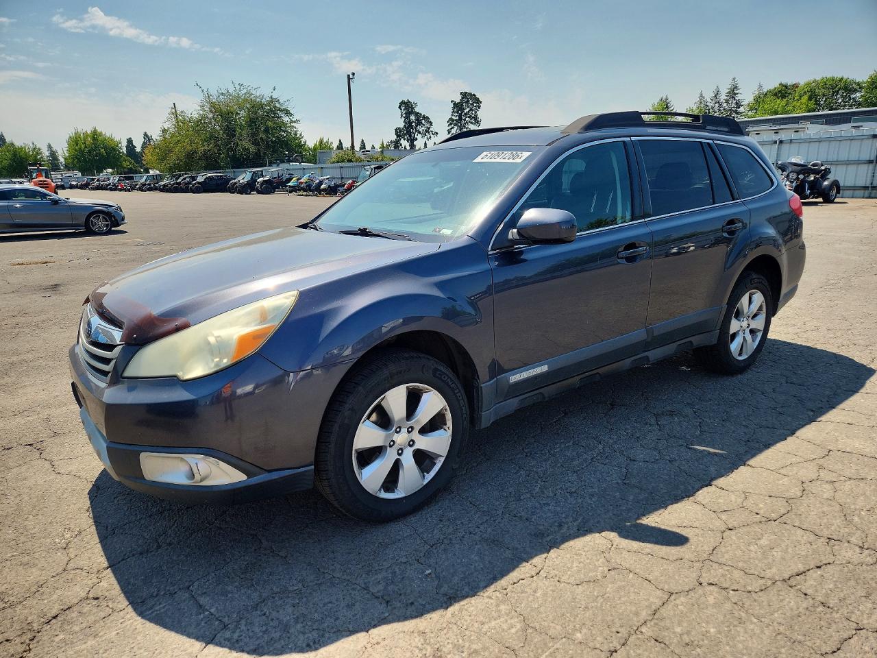 2011 Subaru Outback 2.5i Limited Blue vin: 4S4BRBKC9B3380664