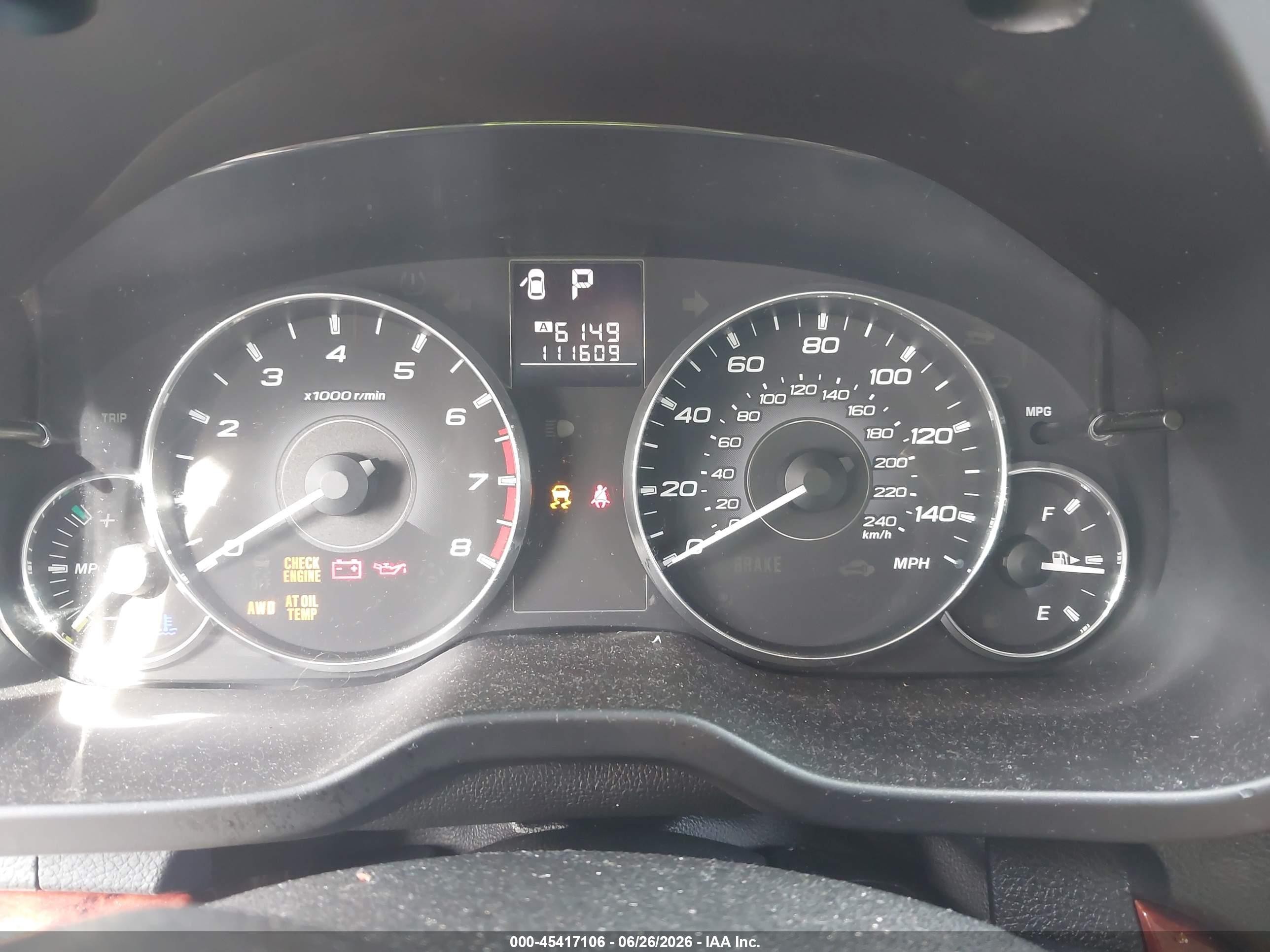 2012 Subaru Outback 2.5i Limited Зеленый vin: 4S4BRBKC9C3210452