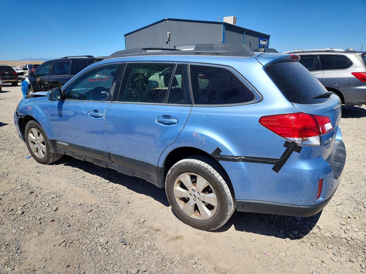 2012 Subaru Outback 2.5i Limited Blue vin: 4S4BRBKC9C3224674