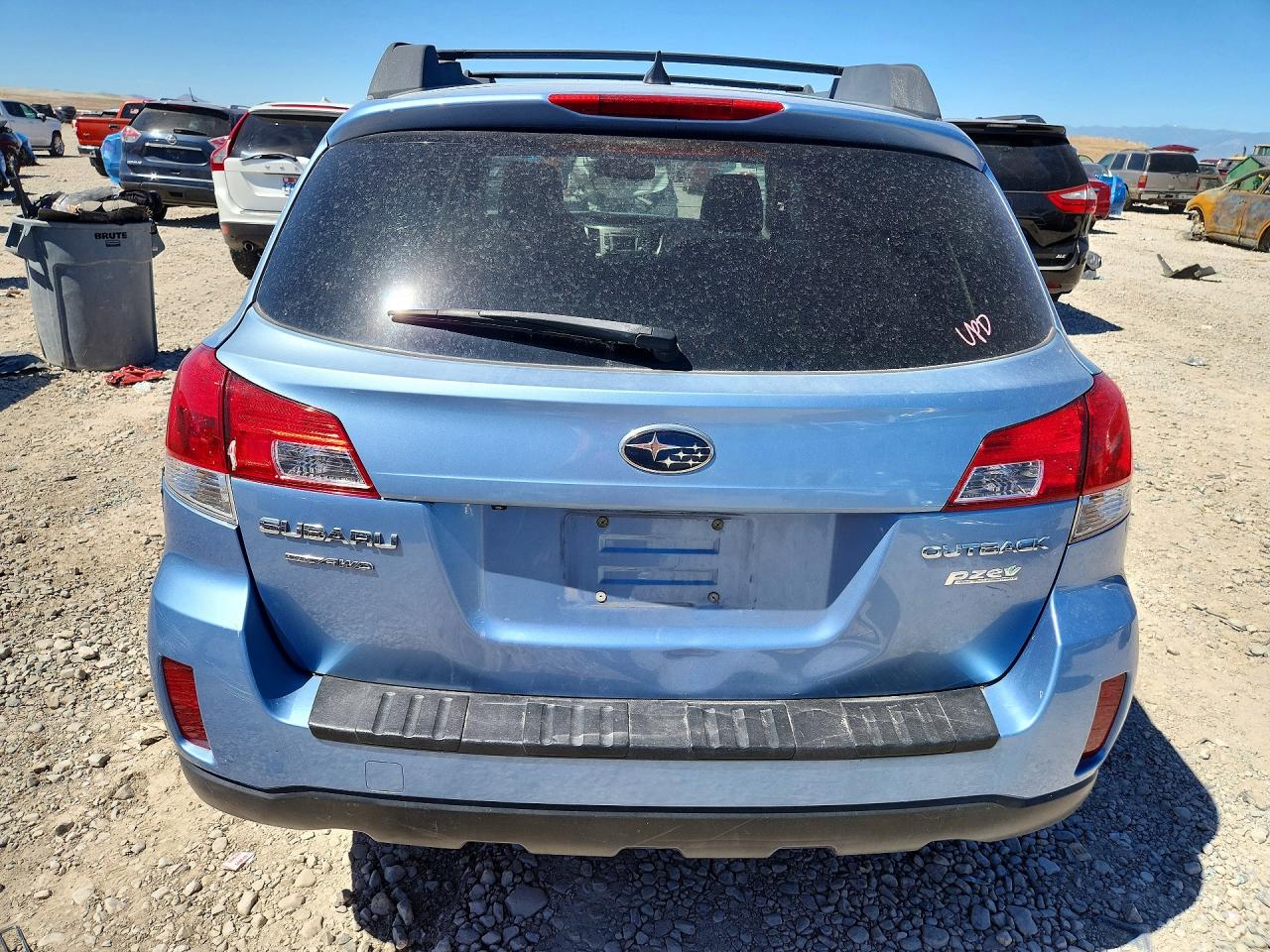 2012 Subaru Outback 2.5i Limited Blue vin: 4S4BRBKC9C3224674