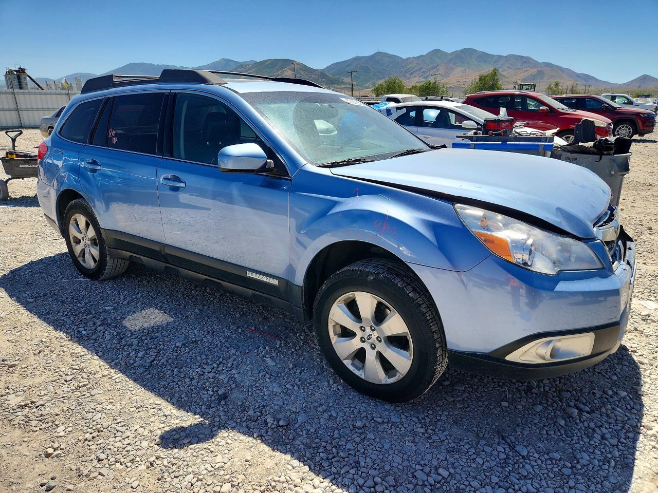 2012 Subaru Outback 2.5i Limited Blue vin: 4S4BRBKC9C3224674