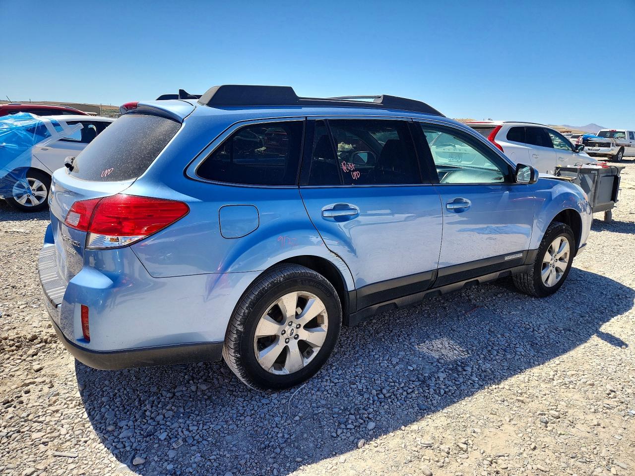 2012 Subaru Outback 2.5i Limited Blue vin: 4S4BRBKC9C3224674