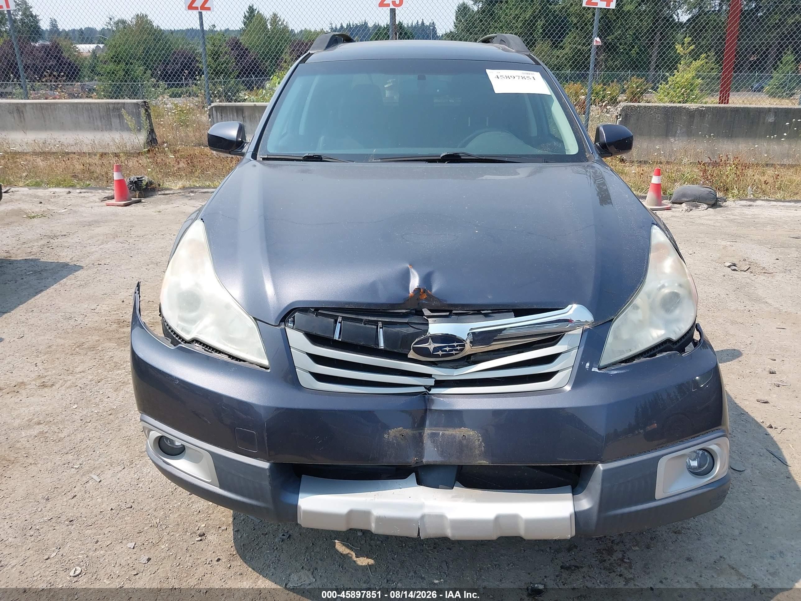 2012 Subaru Outback 2.5i Limited Gray vin: 4S4BRBKC9C3301009