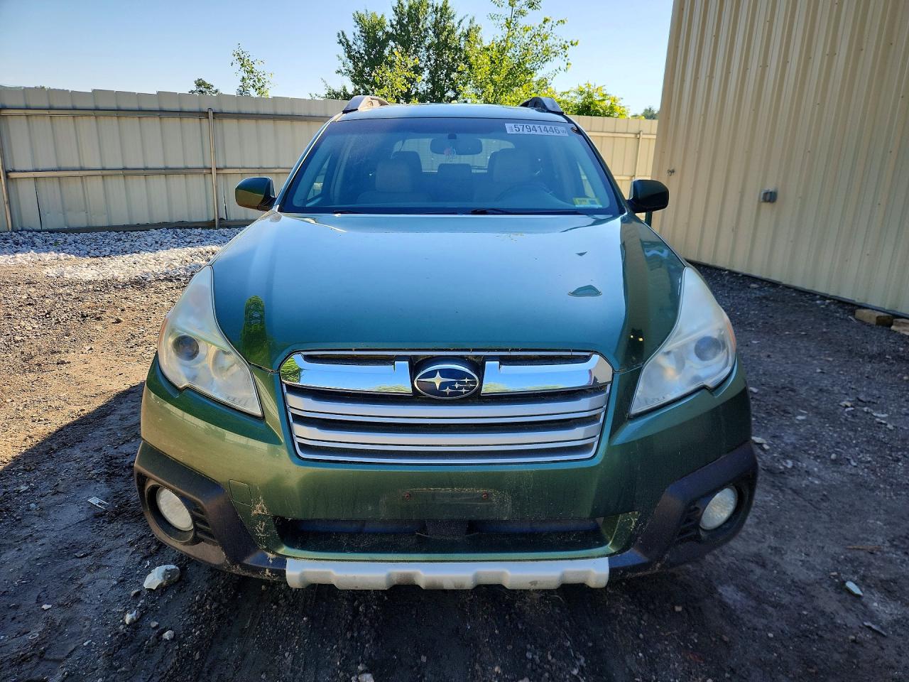 2013 Subaru Outback 2.5i Limited Green vin: 4S4BRBKC9D3213692