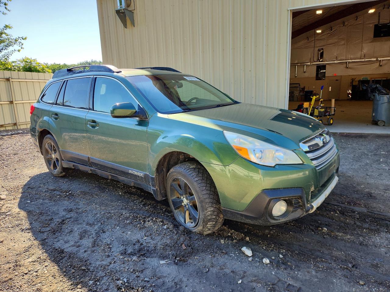 2013 Subaru Outback 2.5i Limited Green vin: 4S4BRBKC9D3213692