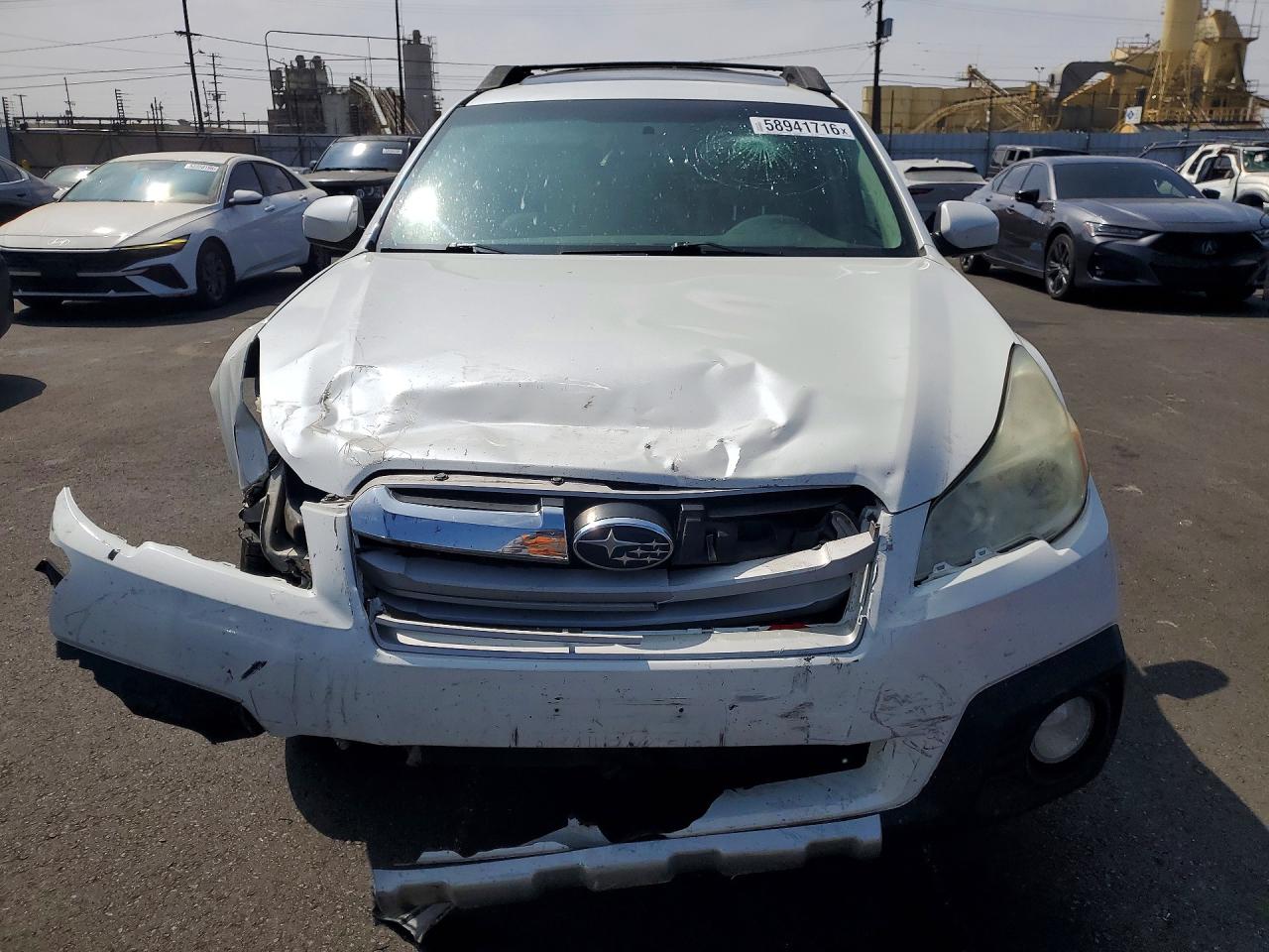 2013 Subaru Outback 2.5i Limited White vin: 4S4BRBKC9D3313601