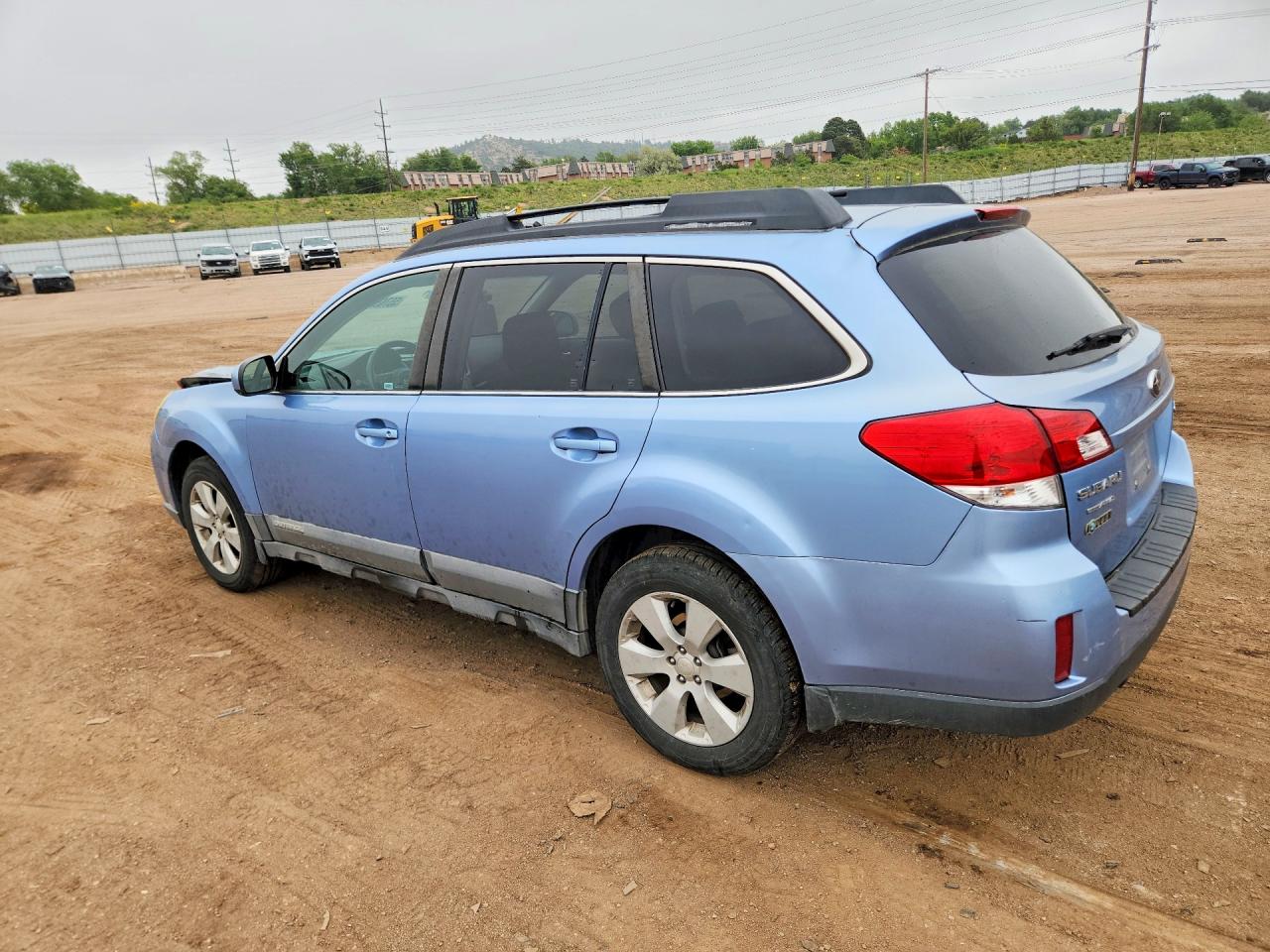 2010 Subaru Outback 2.5i Limited Blue vin: 4S4BRBKCXA3323694