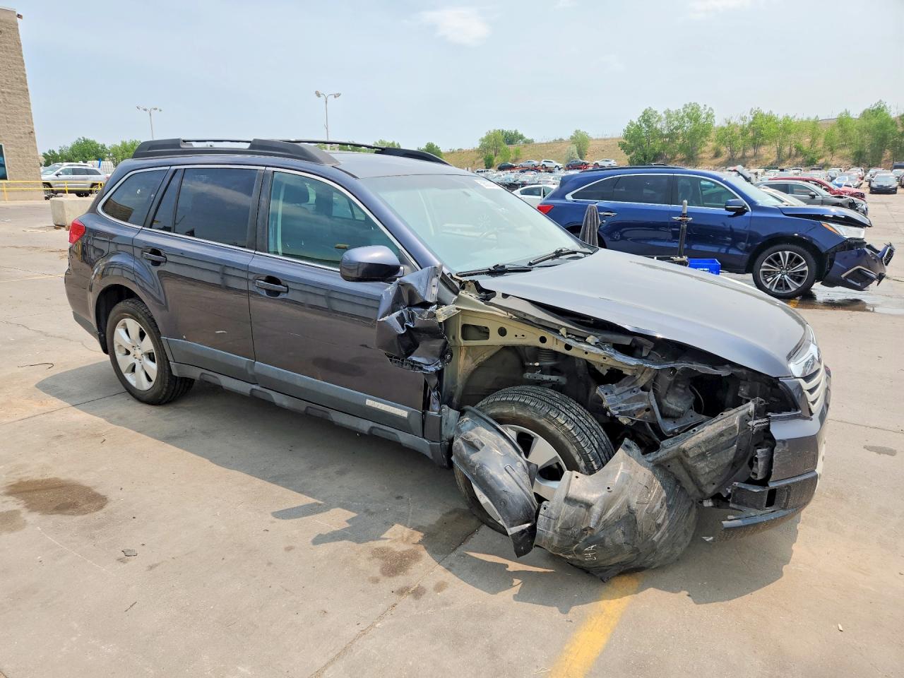 2011 Subaru Outback 2.5i Limited Charcoal vin: 4S4BRBKCXB3314303