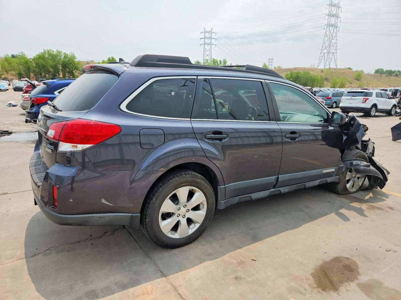 2011 Subaru Outback 2.5i Limited Charcoal vin: 4S4BRBKCXB3314303