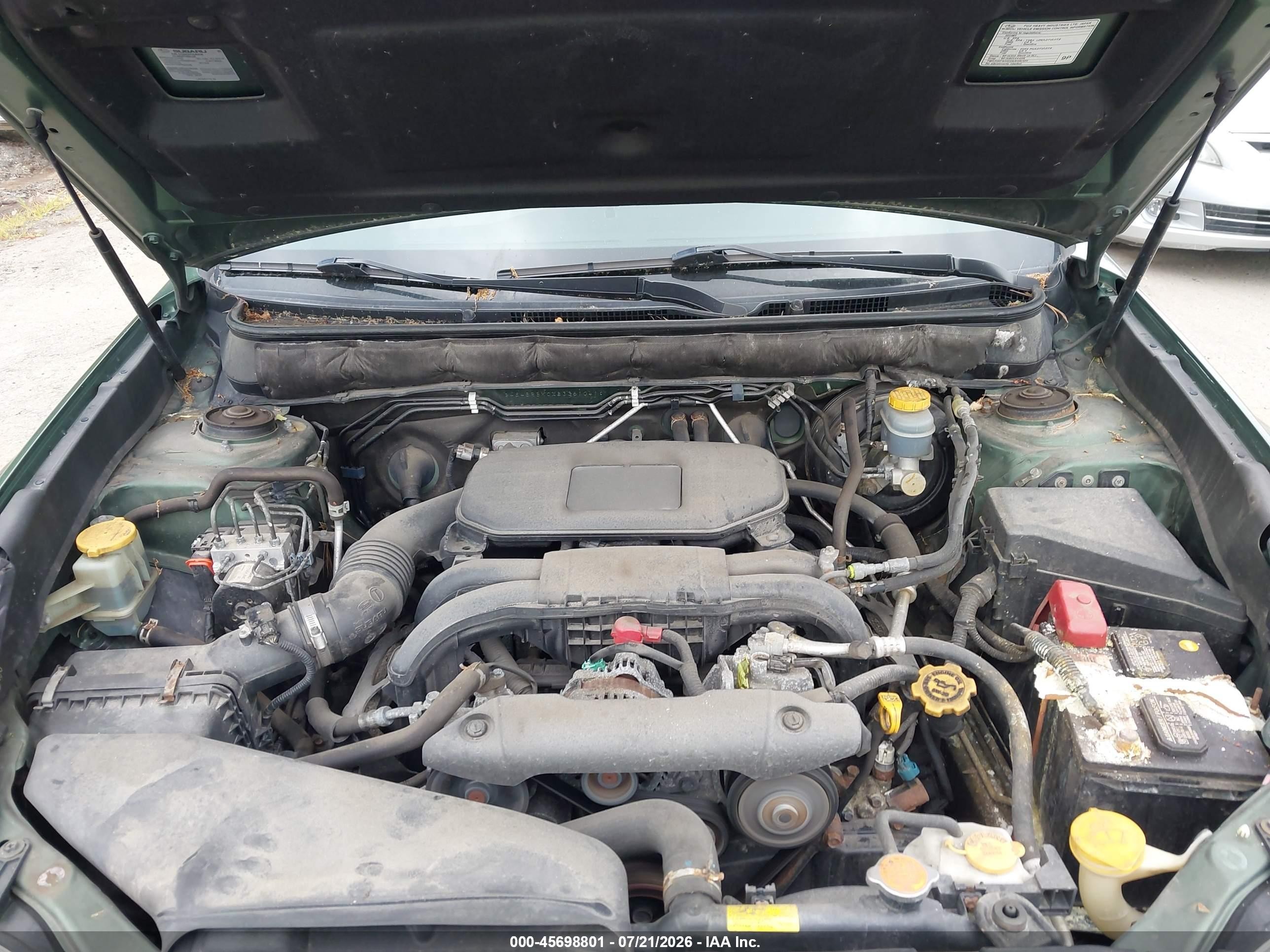 2011 Subaru Outback 2.5i Limited Green vin: 4S4BRBKCXB3361041