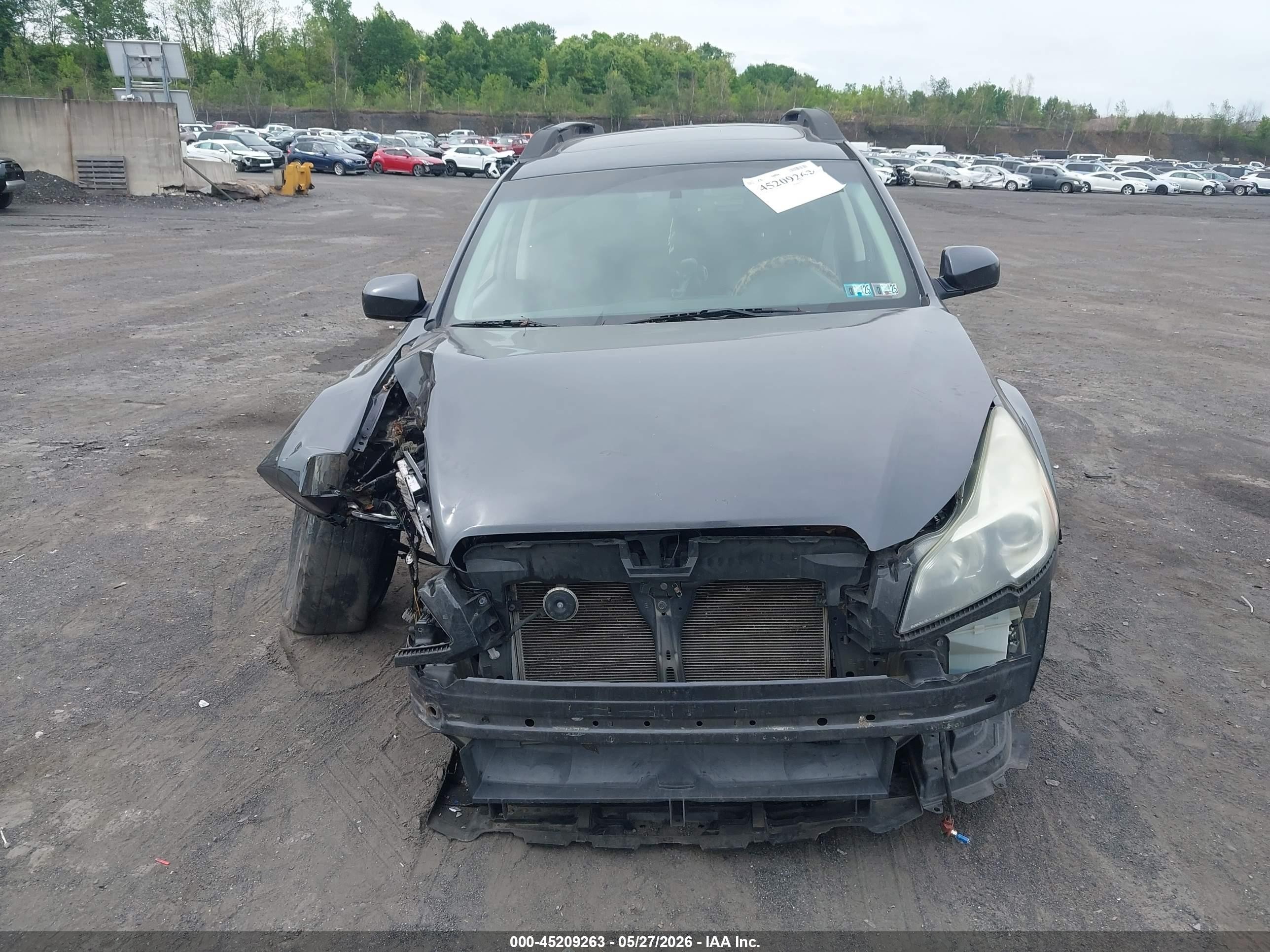 2012 Subaru Outback 2.5i Limited Gray vin: 4S4BRBKCXC3213277